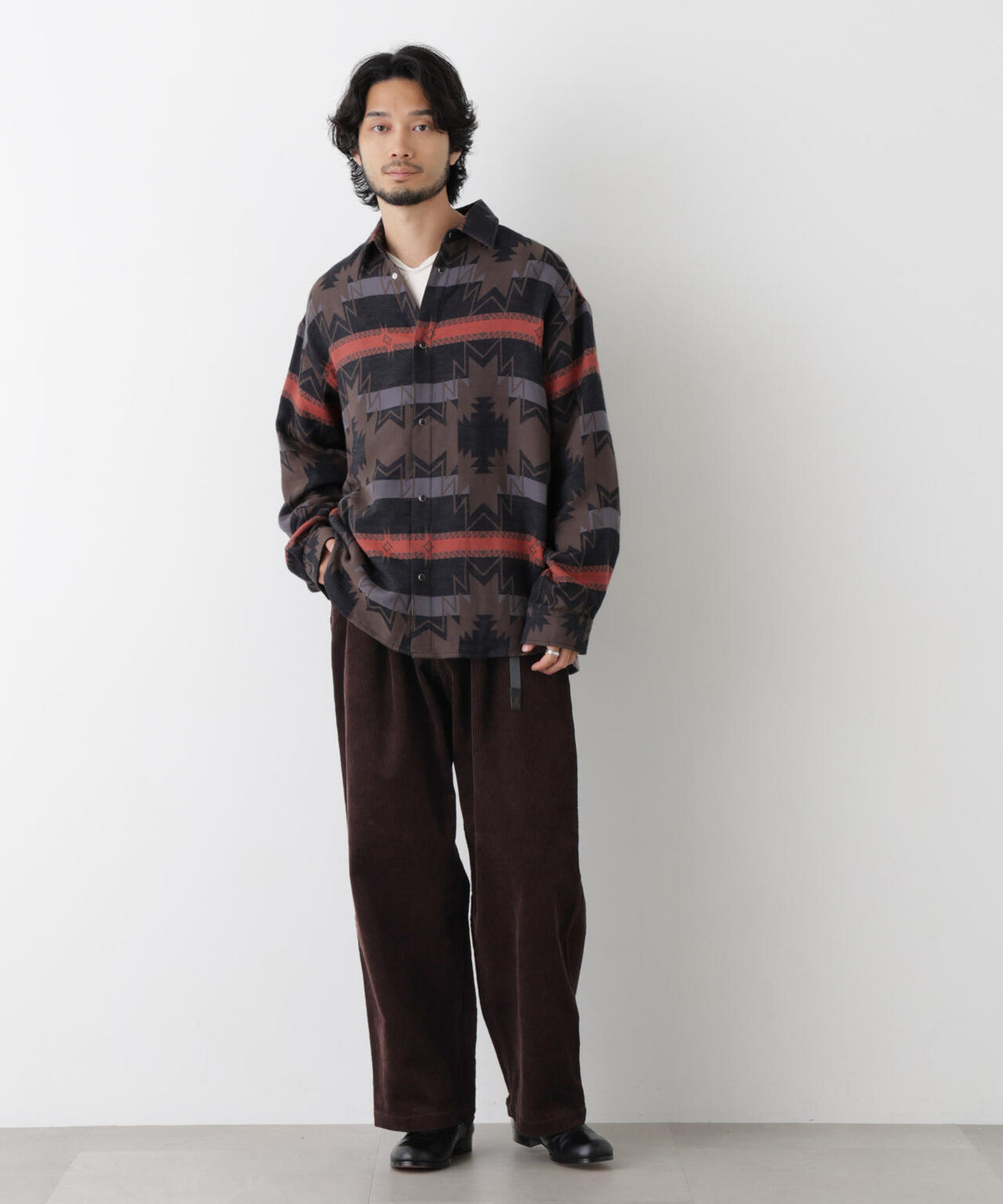 Gramicci/別注 グラミチ コーデュロイ ワイド タック パンツ 6706227030