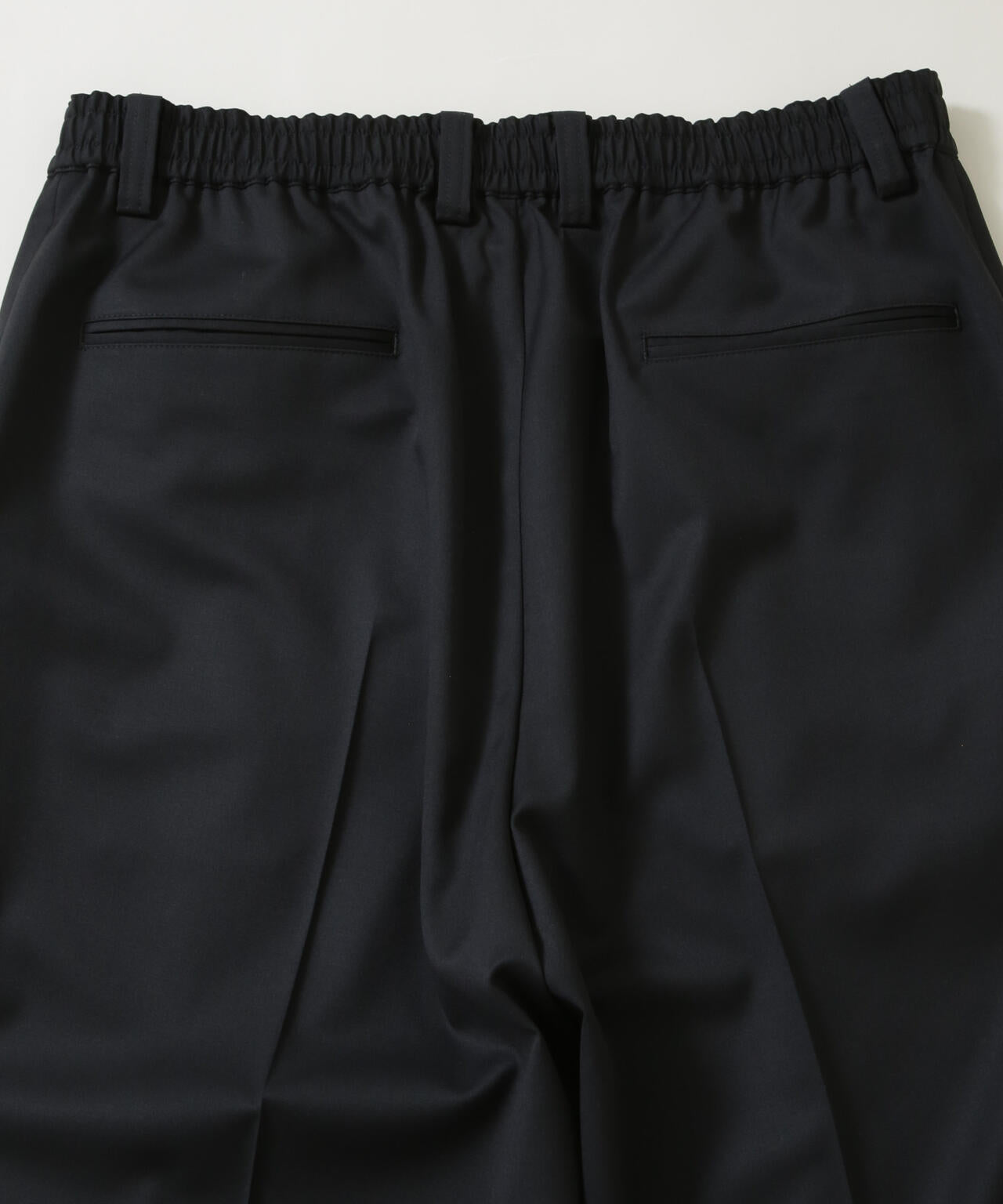 FARAH/別注 CANONICO Twill Black Slacks(セットアップ可) 6706227032