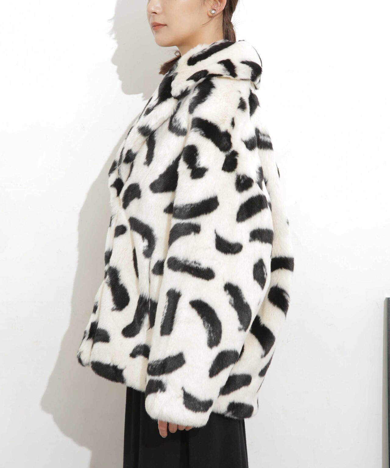 jakke/RITA COAT PAINTBRUSH PRINT 6713211037