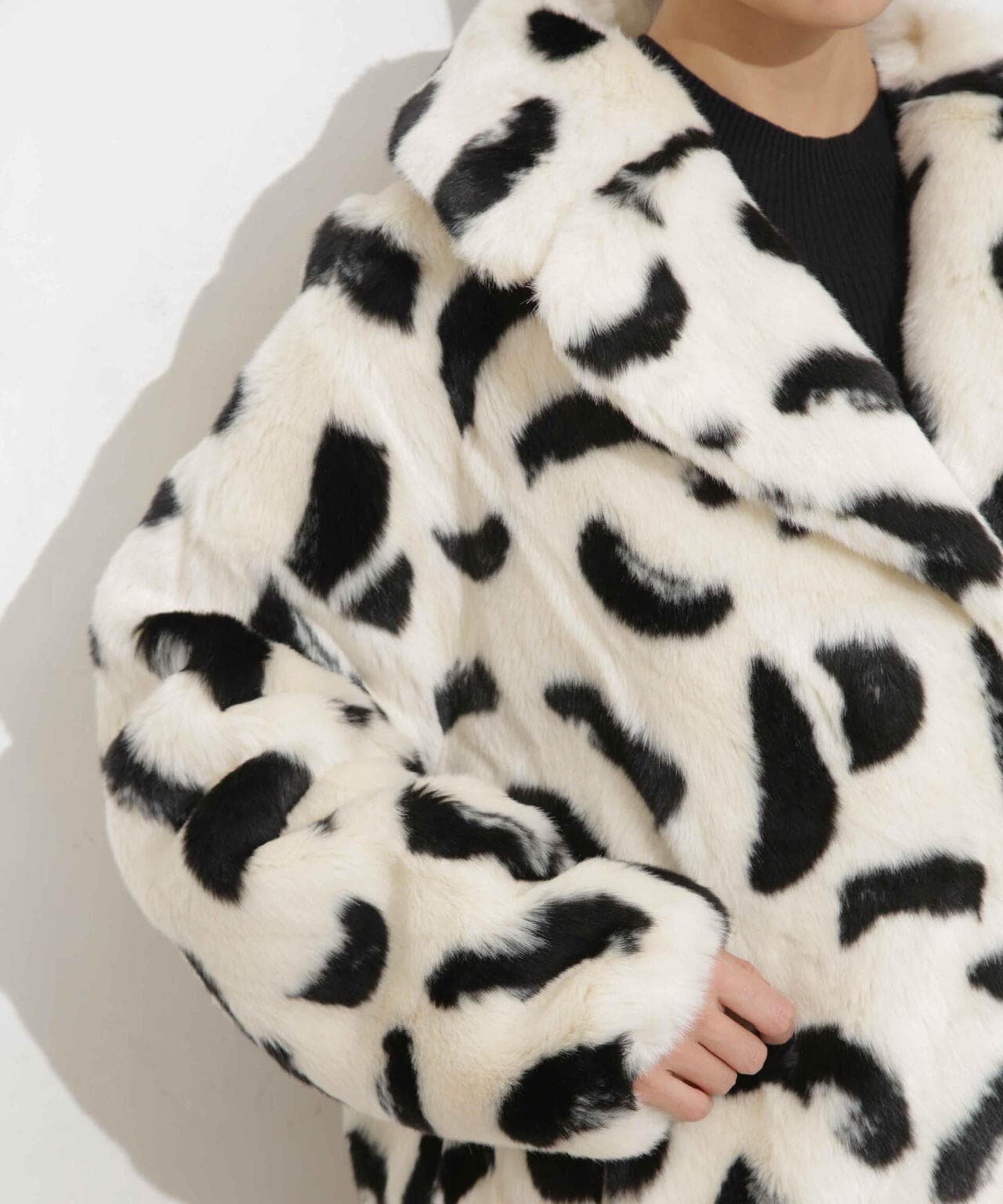 jakke/RITA COAT PAINTBRUSH PRINT 6713211037