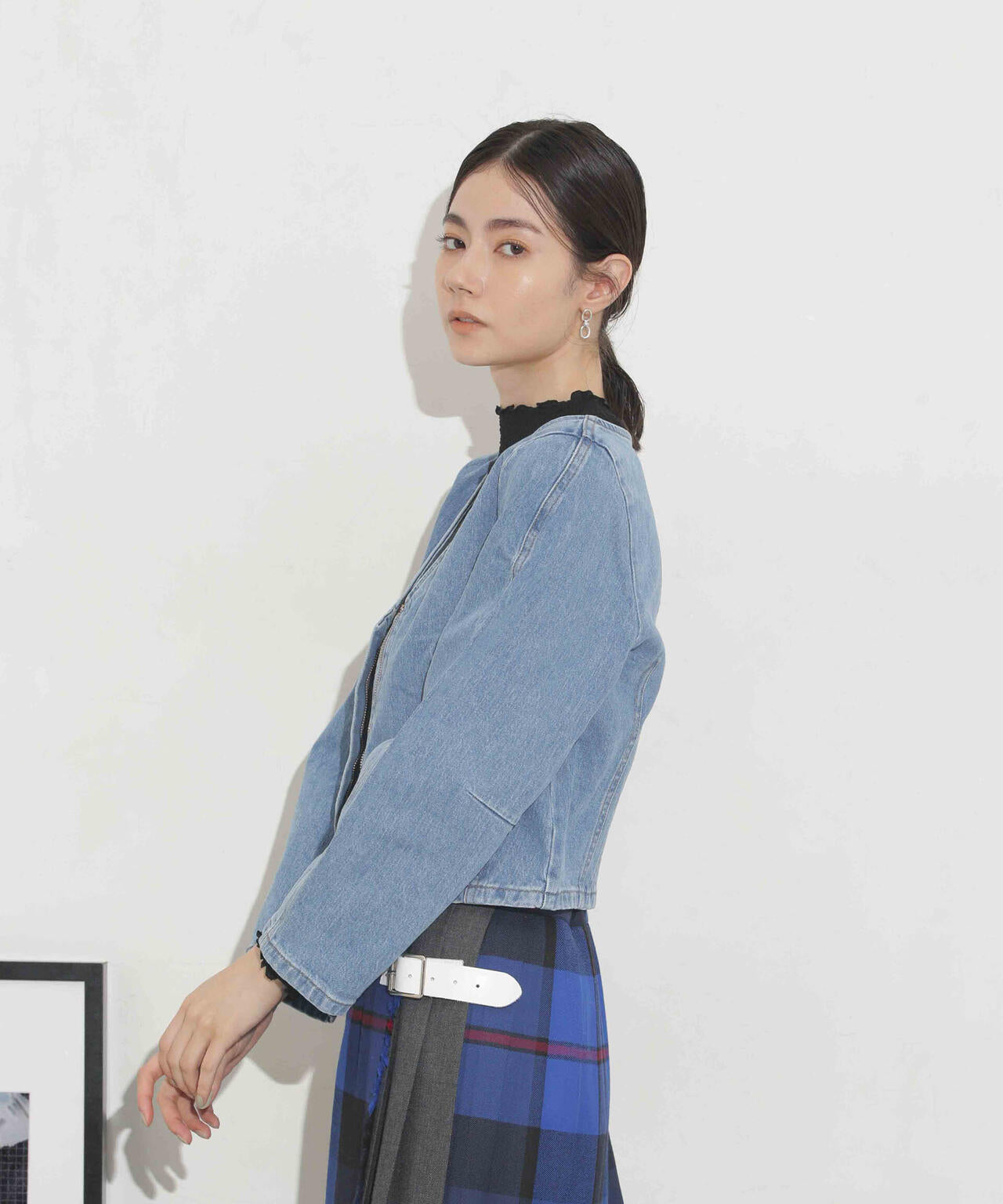 BAUM UND PFERDGARTEN/Organic Cotton Denim ジャケット 6713216006