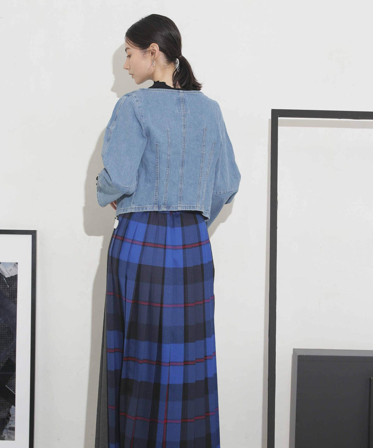 BAUM UND PFERDGARTEN/Organic Cotton Denim ジャケット 6713216006