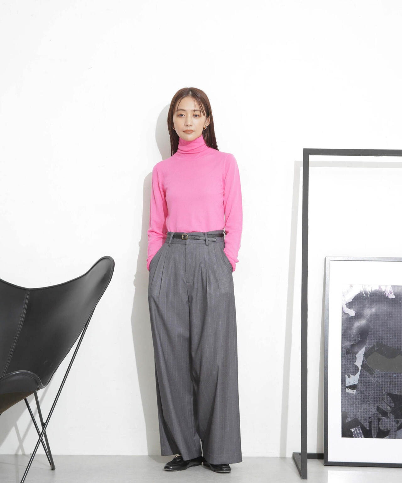 BAUM UND PFERDGARTEN/Merino Knit タートルネック 6713222048