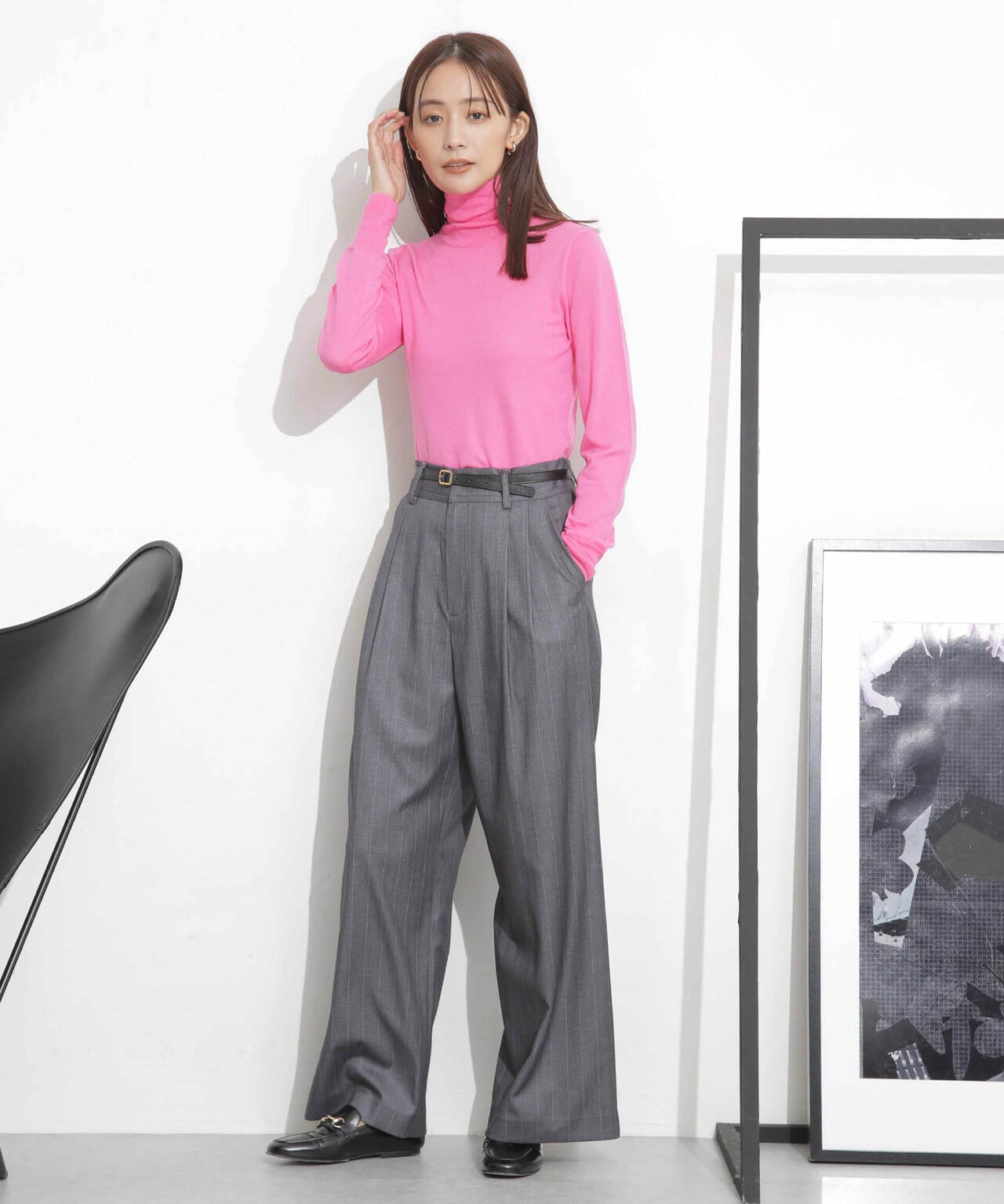 BAUM UND PFERDGARTEN/Merino Knit タートルネック 6713222048