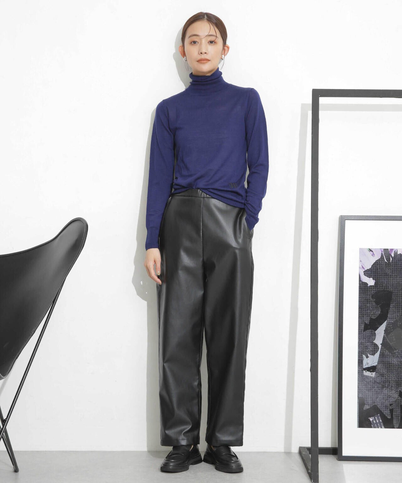 BAUM UND PFERDGARTEN/Merino Knit タートルネック 6713222048