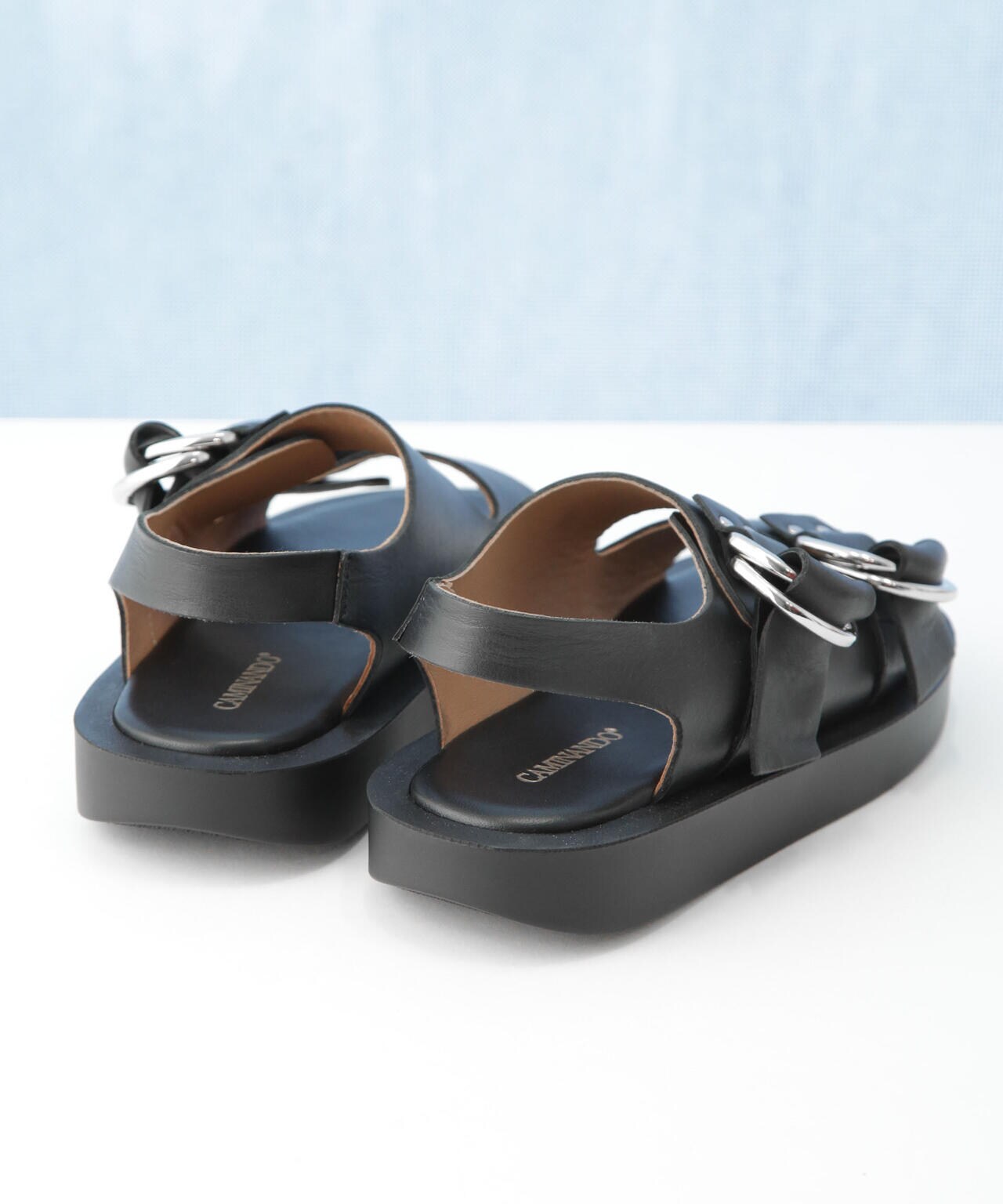 CAMINANDO/DOUBLE RING PLATFORM SANDALS 6714135188