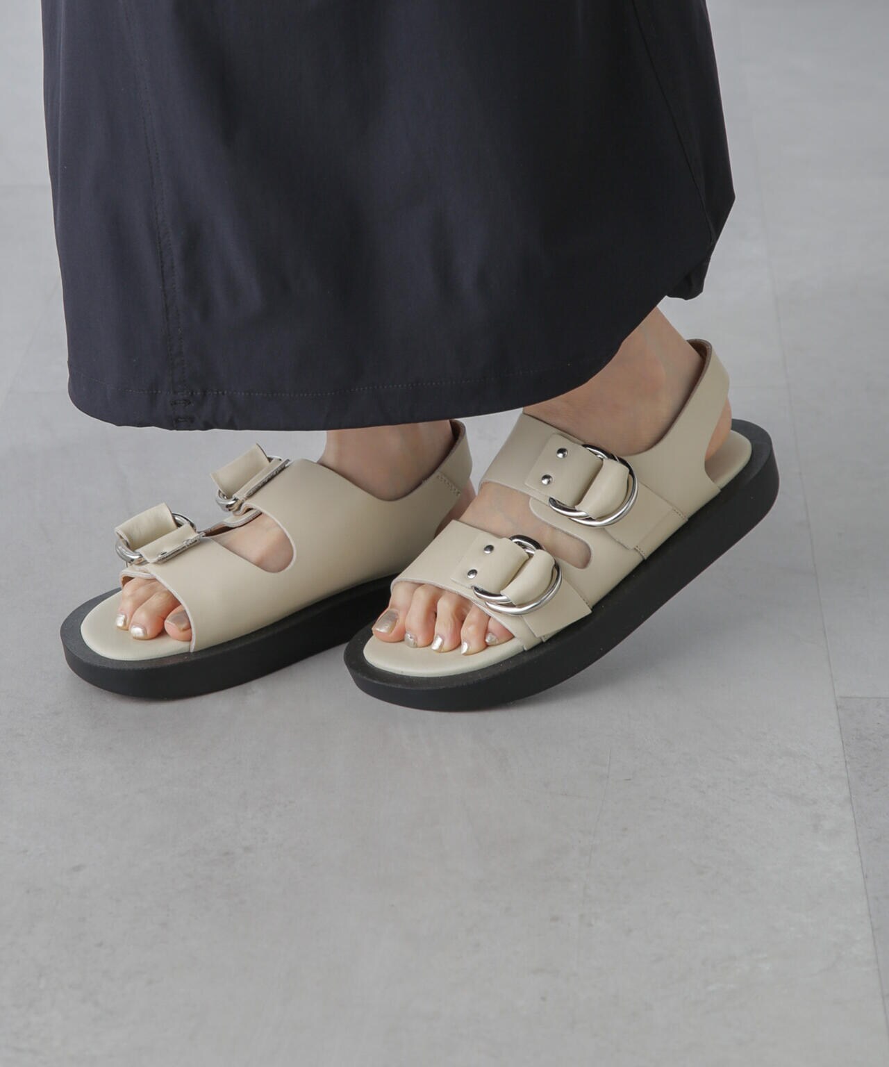 CAMINANDO/DOUBLE RING PLATFORM SANDALS 6714135188