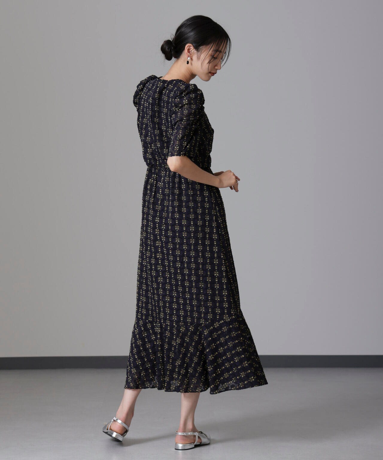 troisiemechaco/カットジャガードワンピース 6714219028