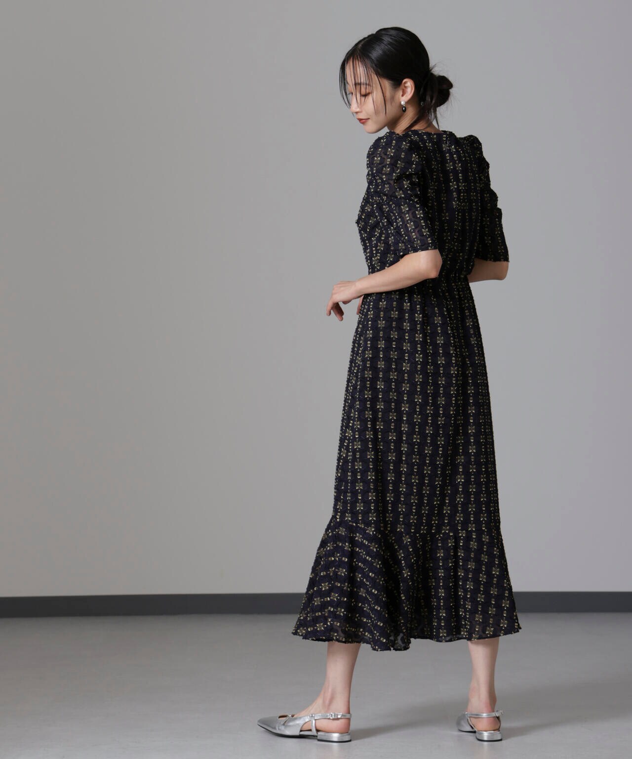 troisiemechaco/カットジャガードワンピース 6714219028
