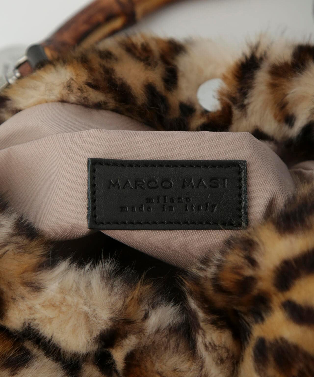 MARCO MASI/レオパード エコファー2WAYバッグ 6714232229
