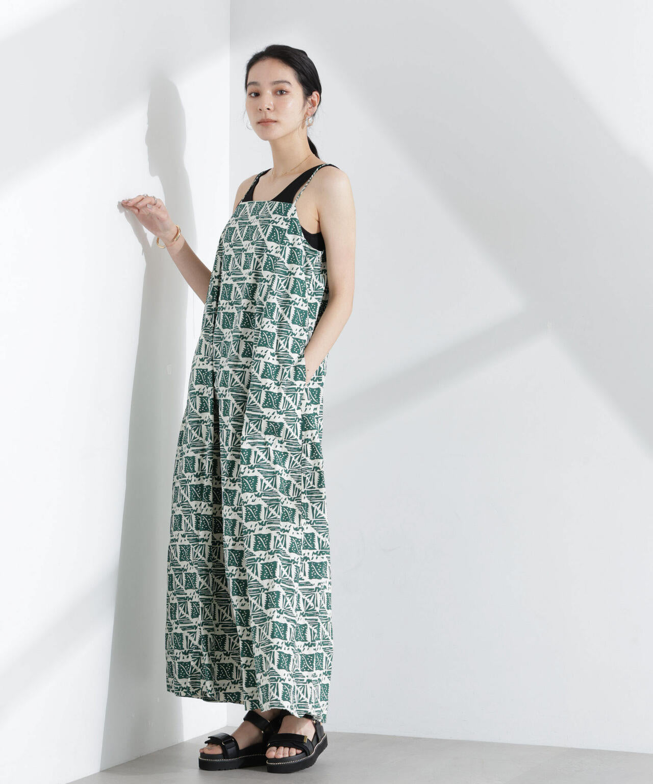Sara mallika/COTTON POPLIN CAMI DRESS 6715119052