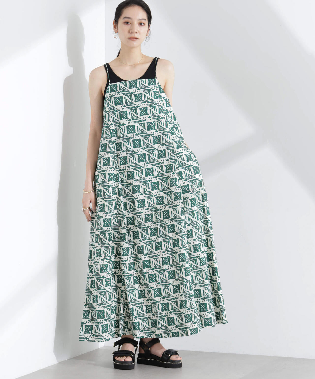 Sara mallika/COTTON POPLIN CAMI DRESS 6715119052