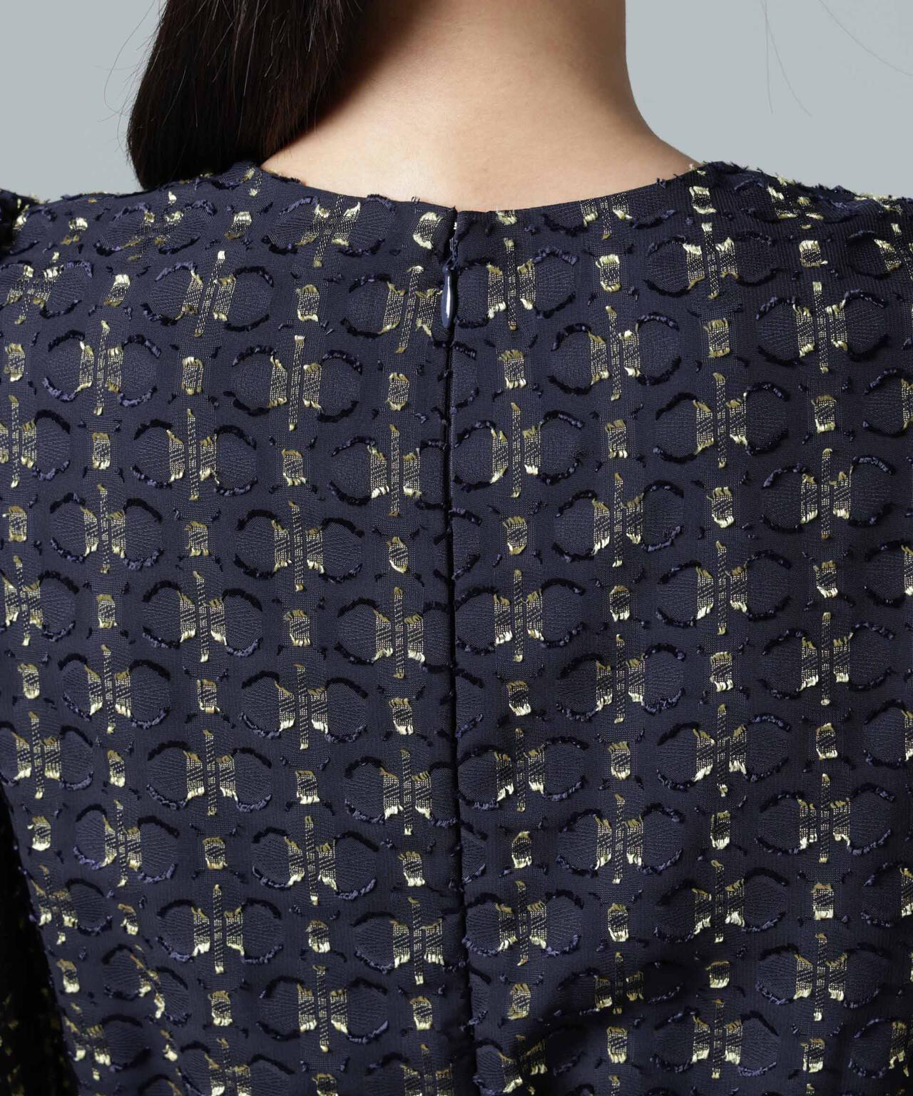 troisiemechaco/カットジャガードワンピース 6715119062