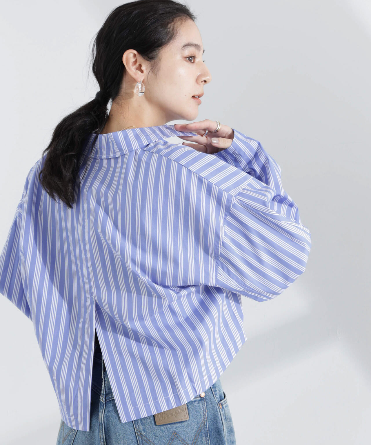 BAUM UND PFERDGARTEN/Cotton Shirting シャツ 6715120031