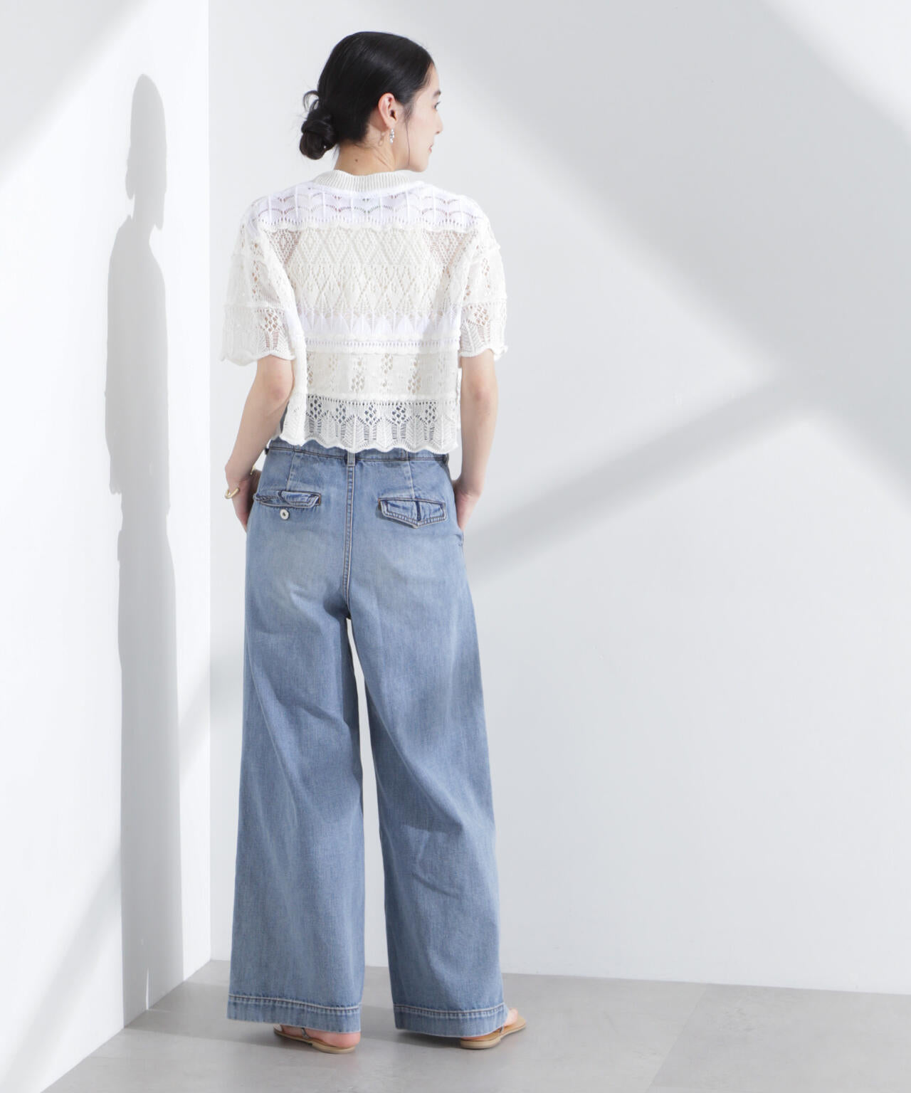 ODAKHA/crazy lace short knit 6715122026