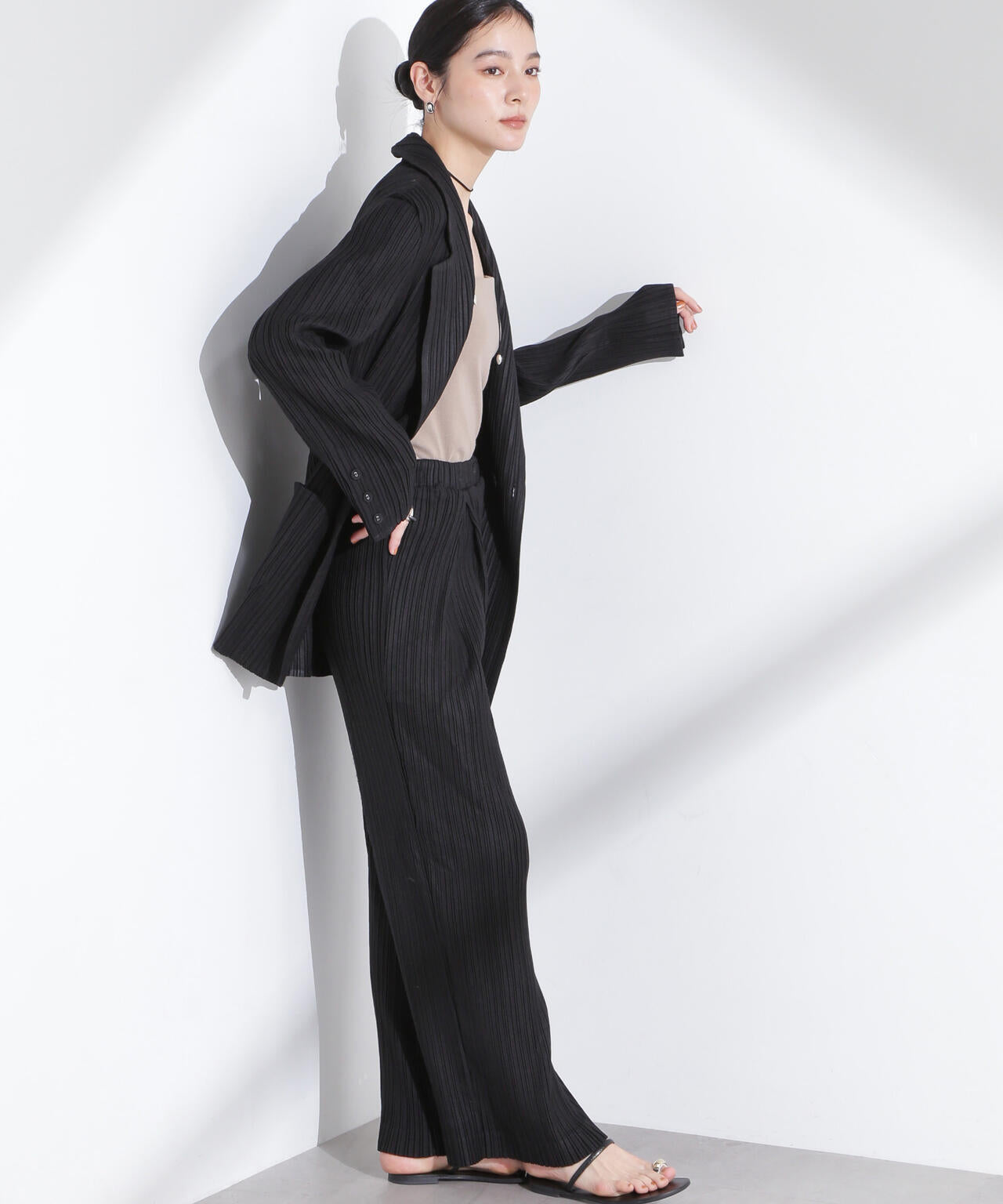 Gongdid Design/Cotto pleated pants（セットアップ可） 6715127047