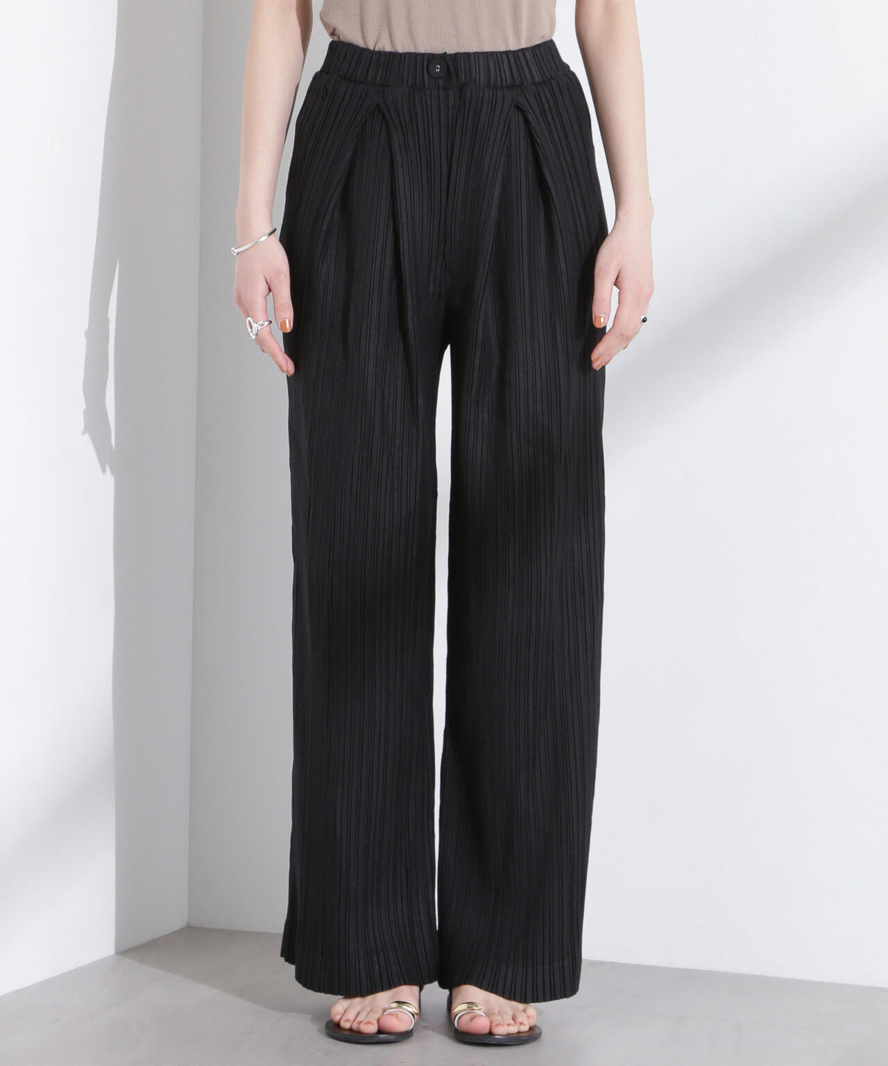 Gongdid Design/Cotto pleated pants（セットアップ可） 6715127047