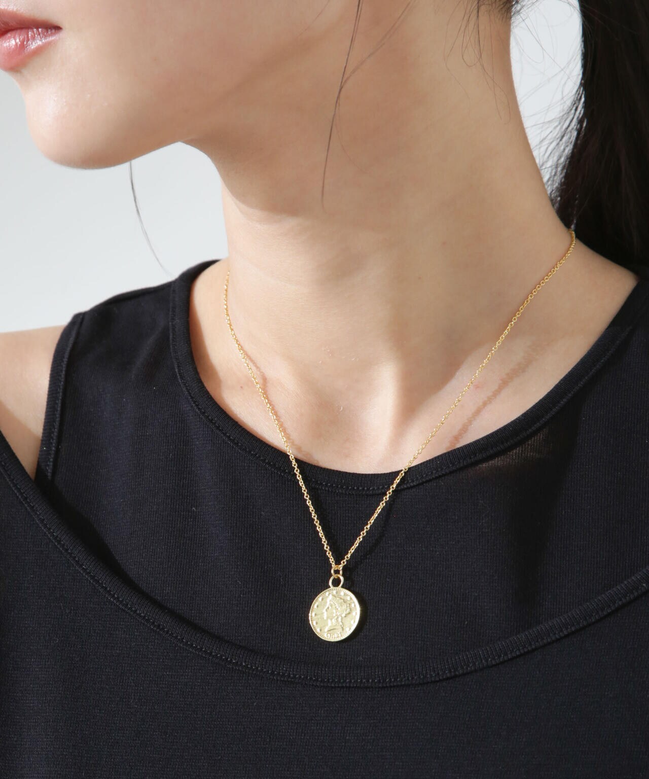 Chibi Jewels/One Dime Coin Necklace 6715146049