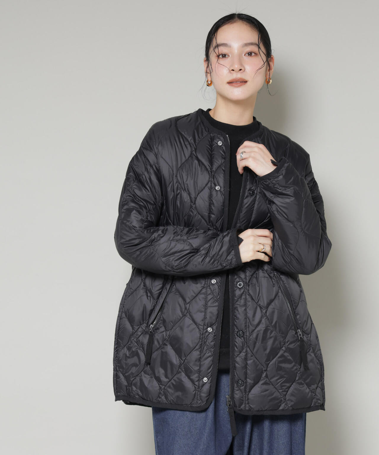 TAION/ミリタリーM65ライナーWジップダウンジャケット 6715214010