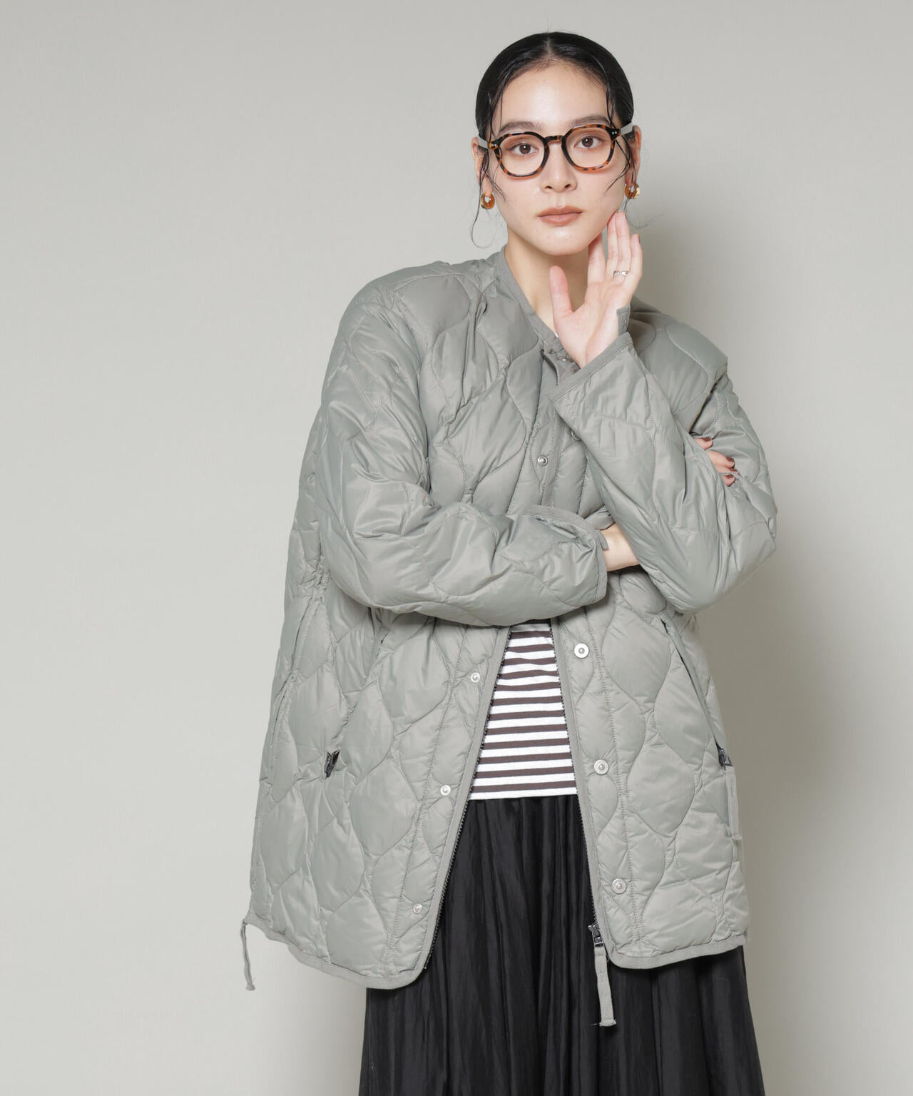 TAION/ミリタリーM65ライナーWジップダウンジャケット 6715214010