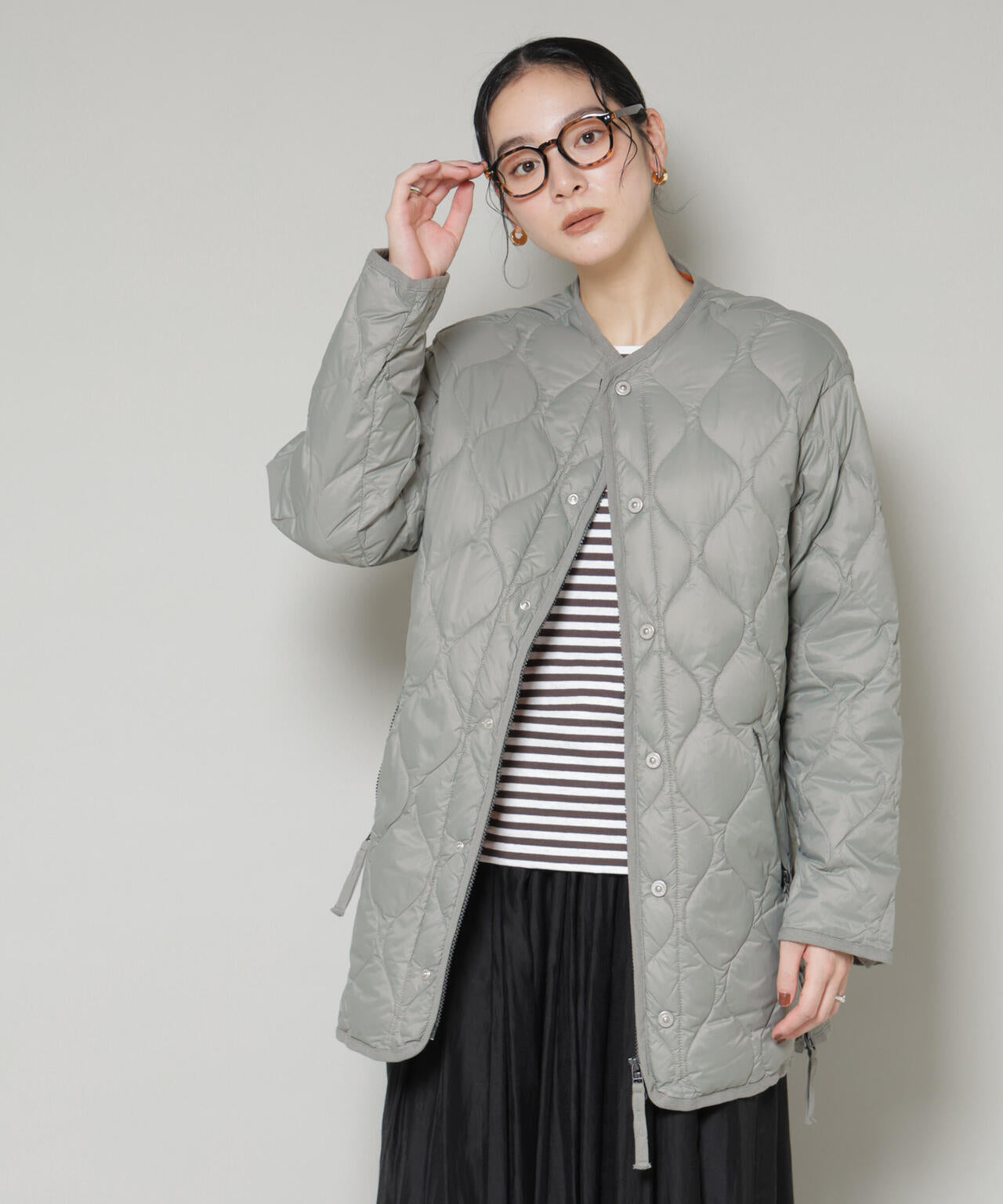 TAION/ミリタリーM65ライナーWジップダウンジャケット