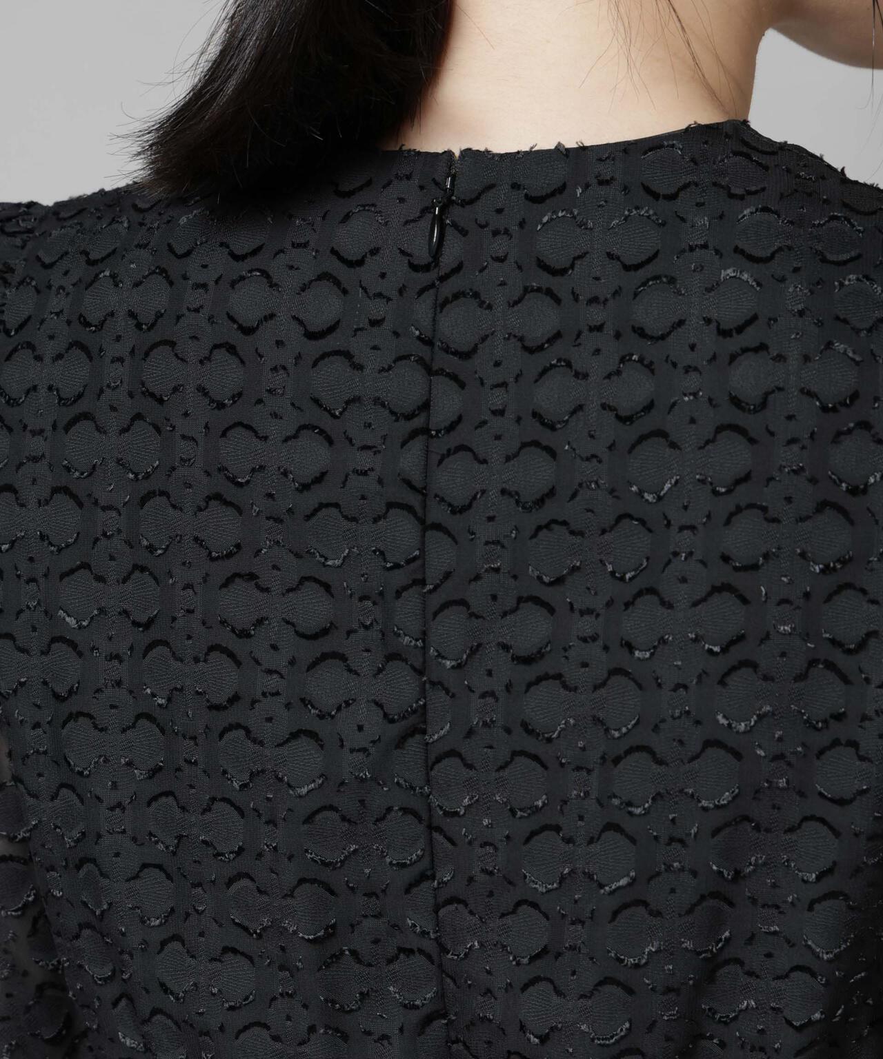 troisieme chaco/カットジャガードワンピース 6715219046