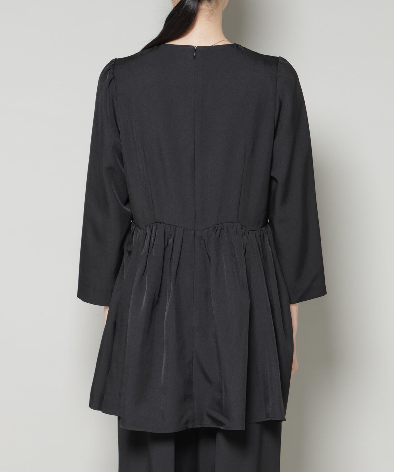 troisieme chaco/TWILL ペプラムトップス(セットアップ可) 6715220034