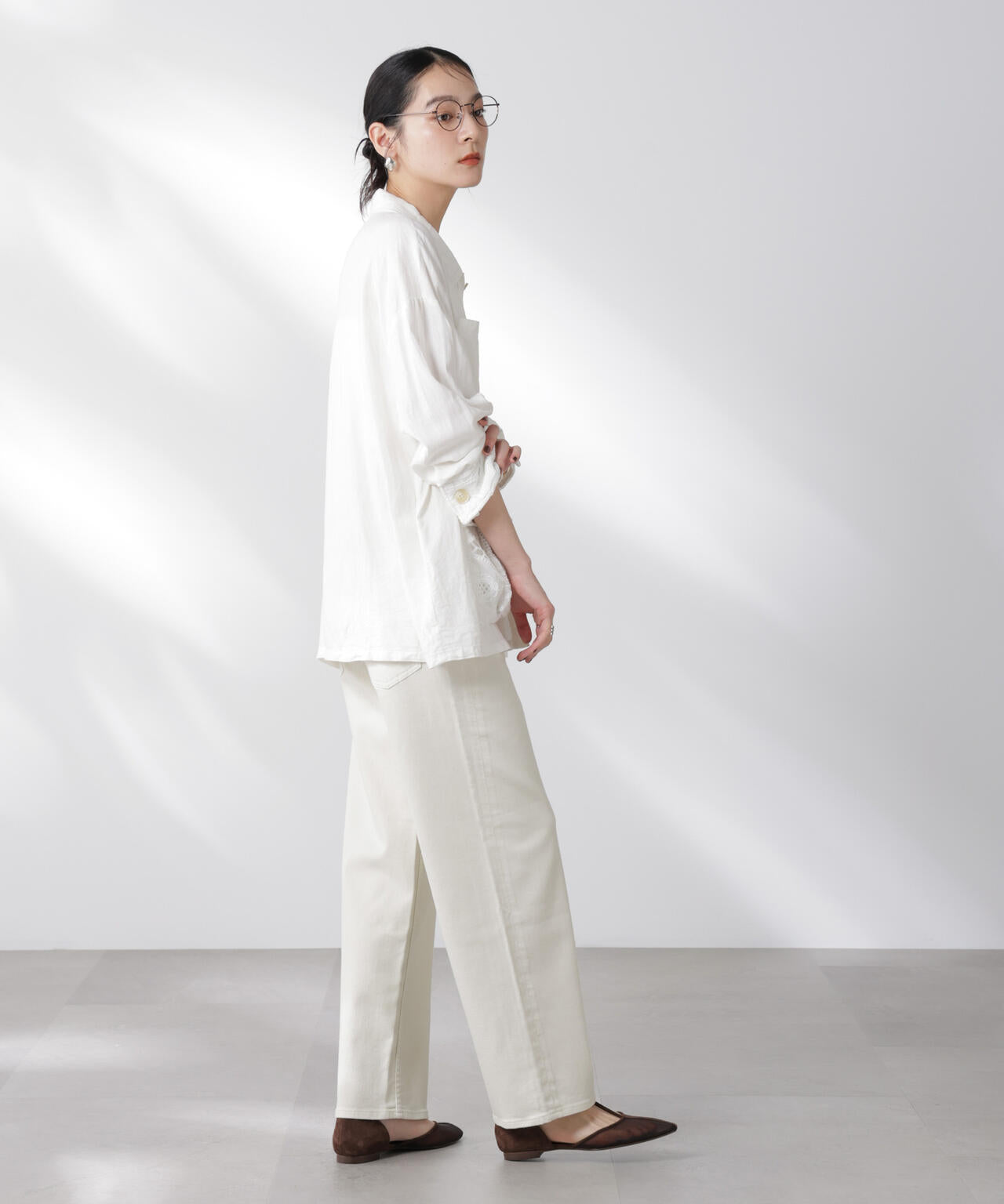 Healthy DENIM/別注 Pink Pepper Midrise ワイドデニム 6715227023