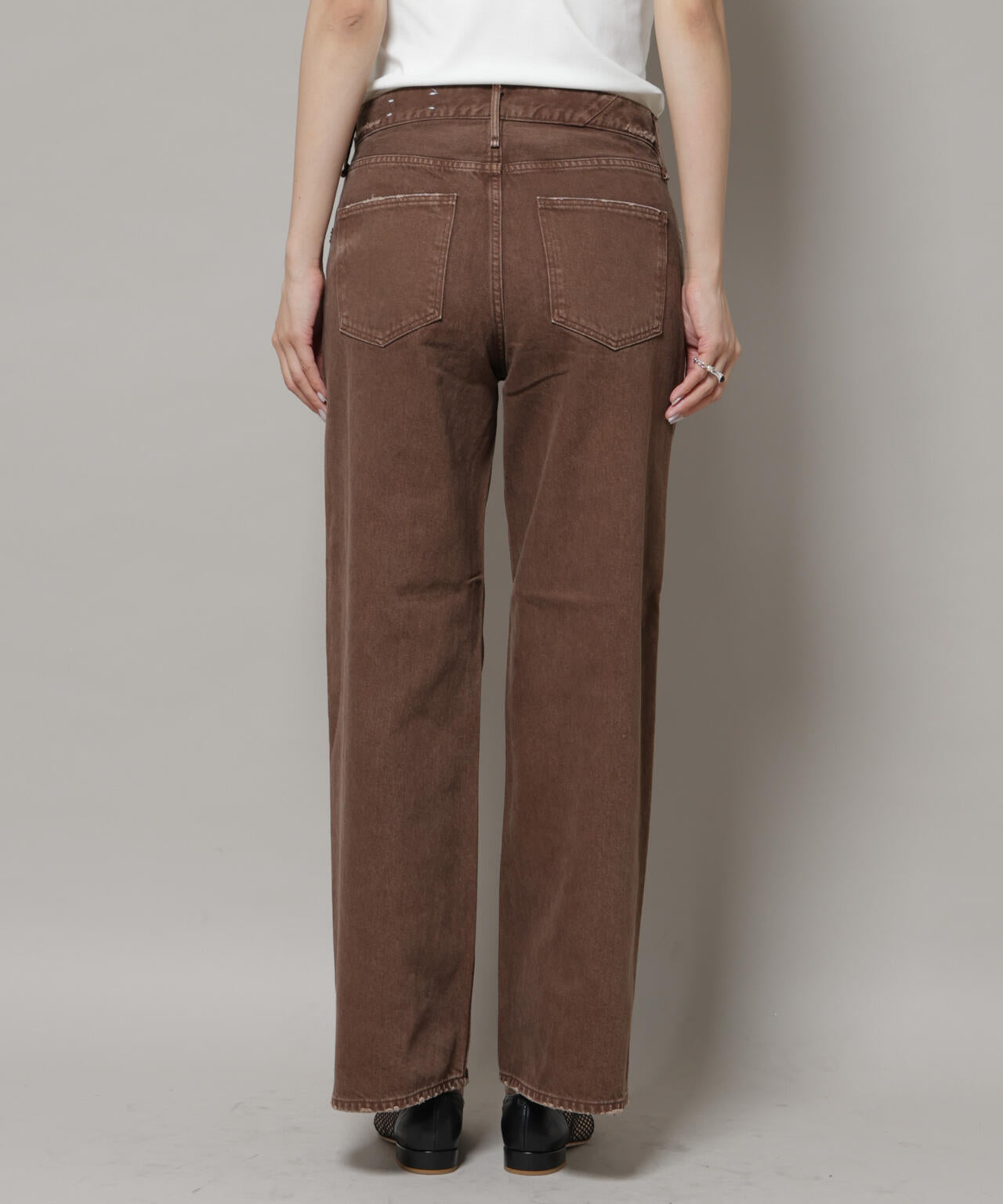 upper hights/THE NIECE MID-RISE  ブラウン 6715227029