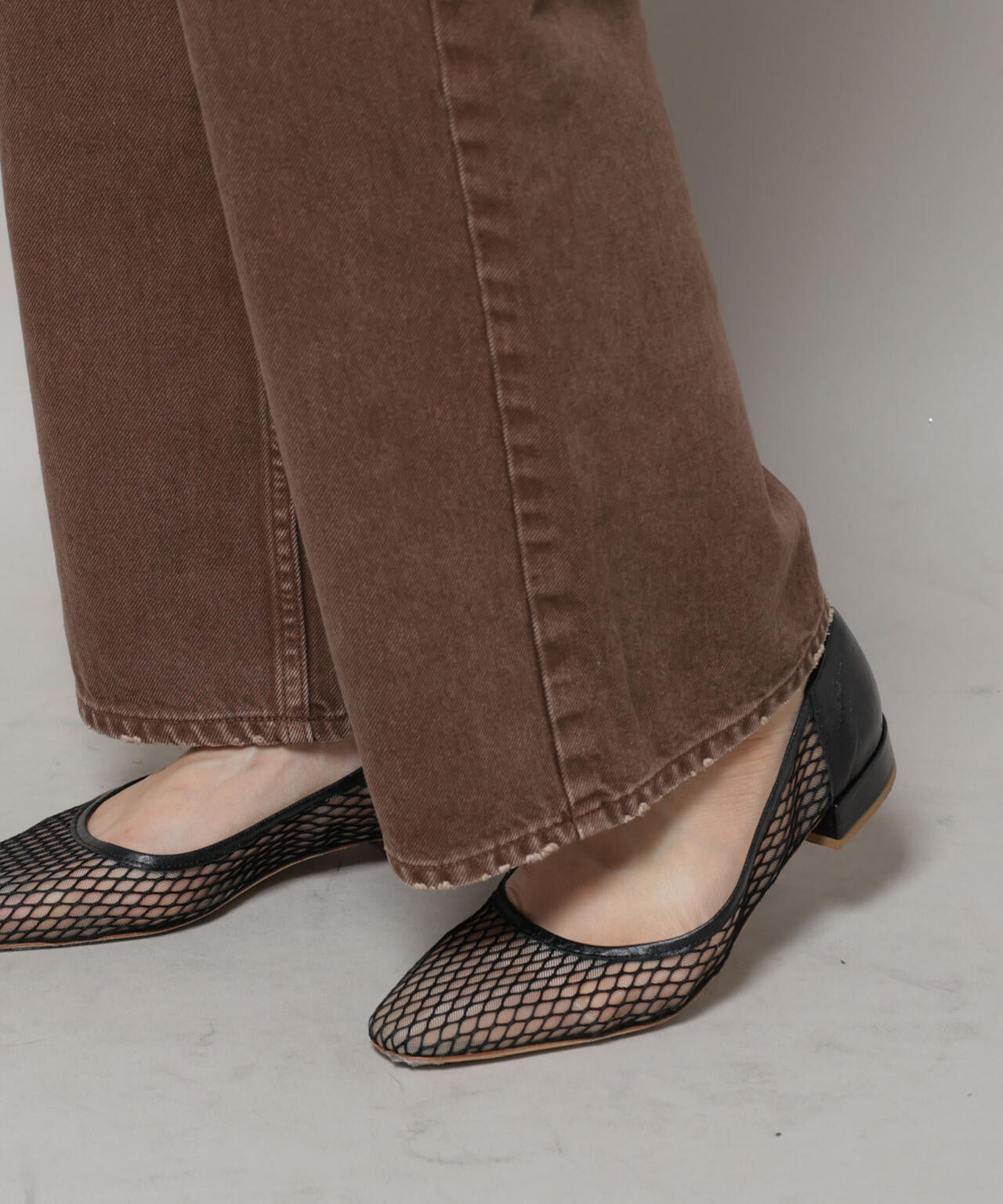 upper hights/THE NIECE MID-RISE  ブラウン 6715227029