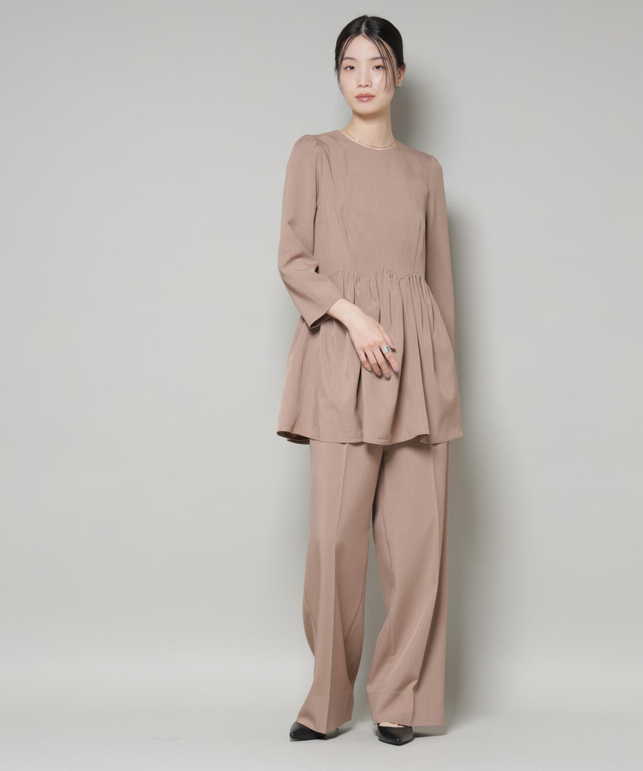 troisieme chaco/TWILL パンツ(セットアップ可) 6715227057