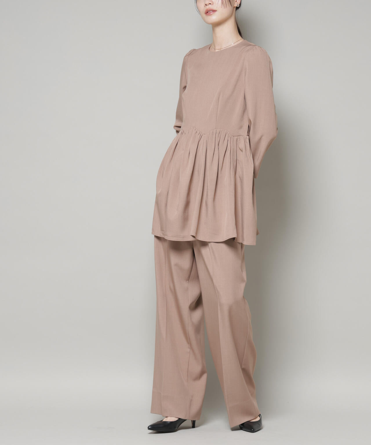 troisieme chaco/TWILL パンツ(セットアップ可) 6715227057