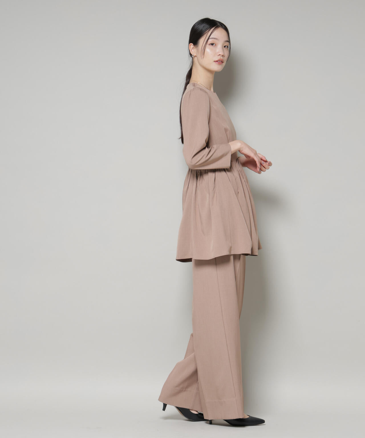 troisieme chaco/TWILL パンツ(セットアップ可) 6715227057