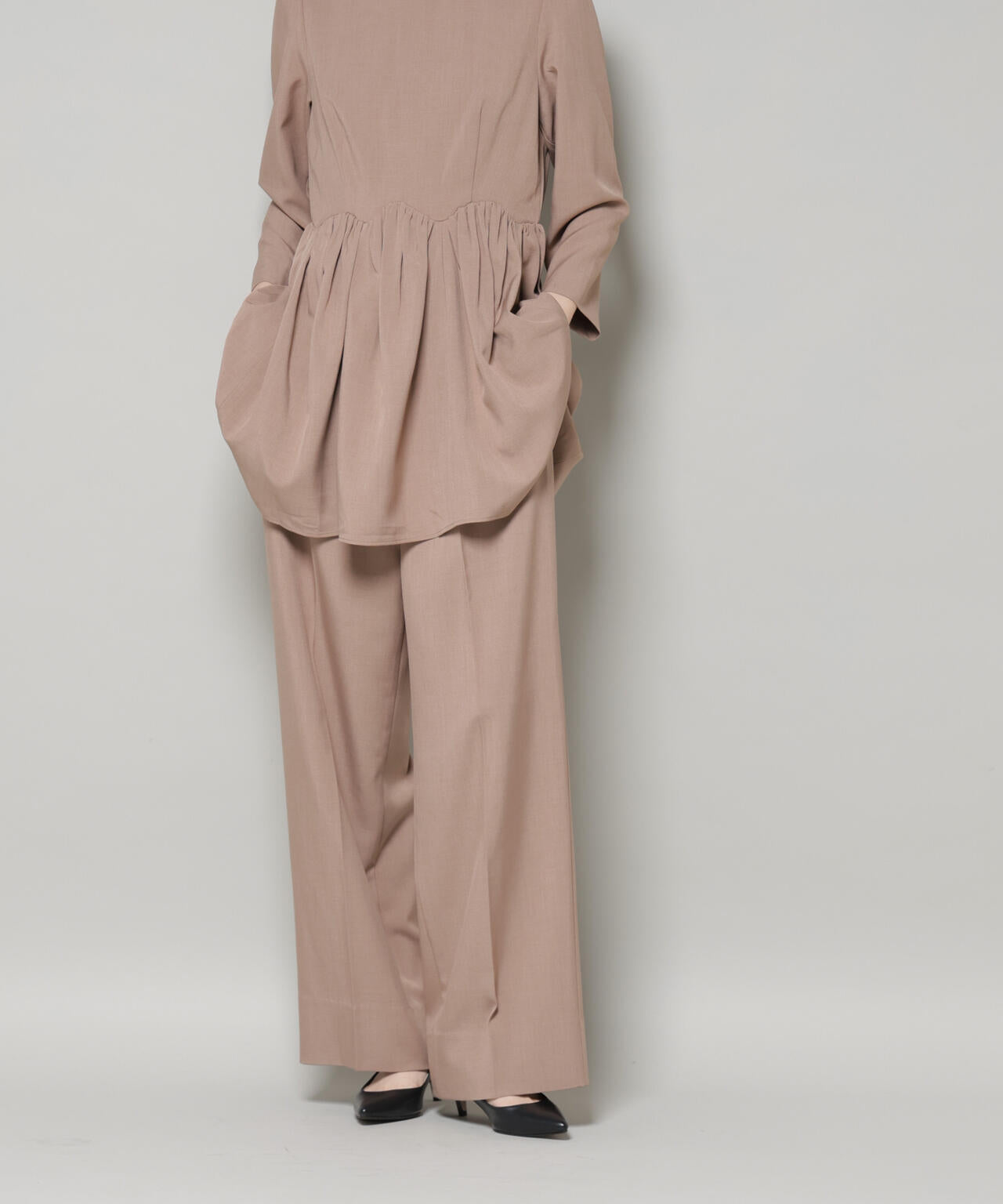 troisieme chaco/TWILL パンツ(セットアップ可) 6715227057