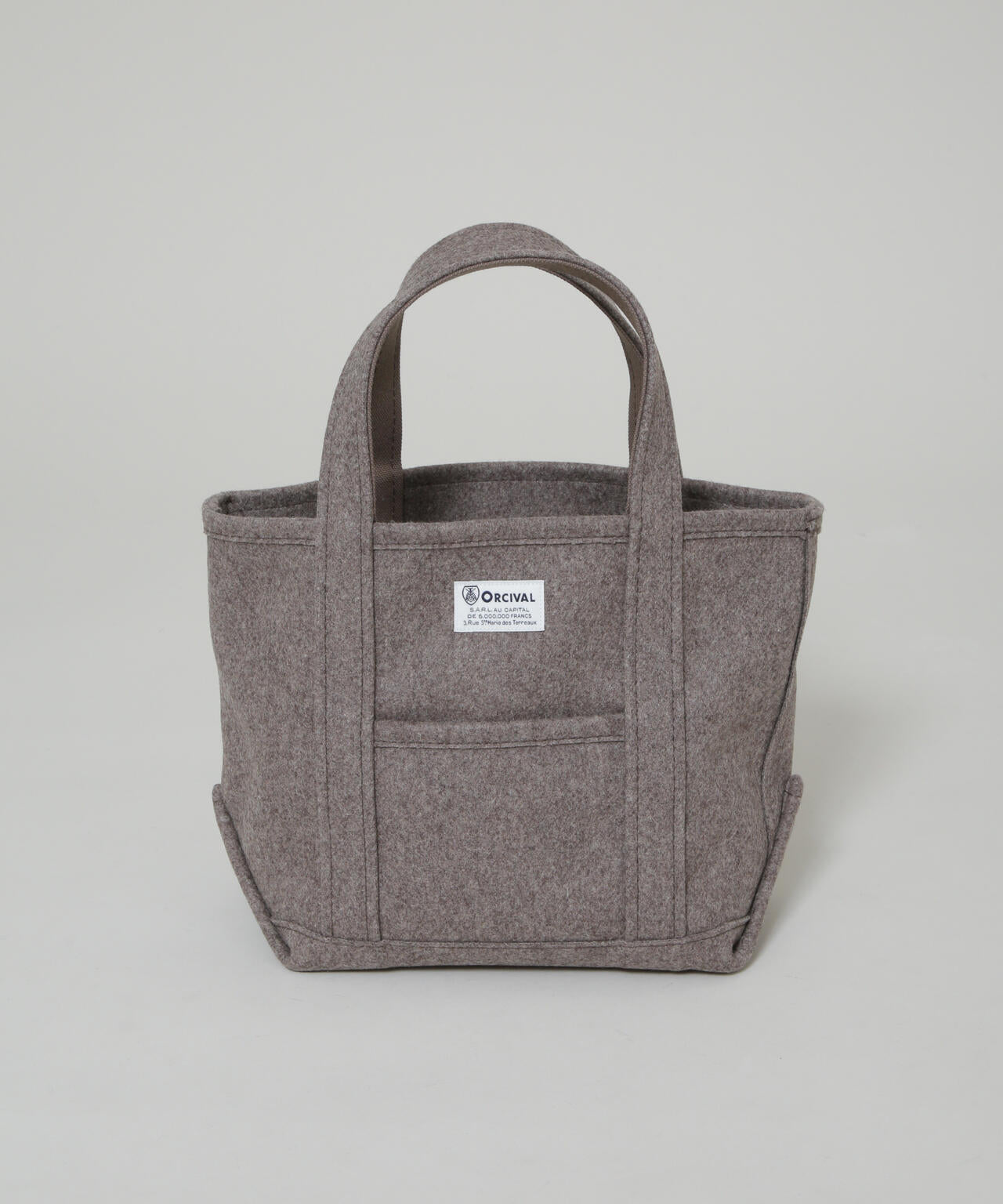 ORCIVAL/HEAVY MELTON TOTE BAG SMALL
