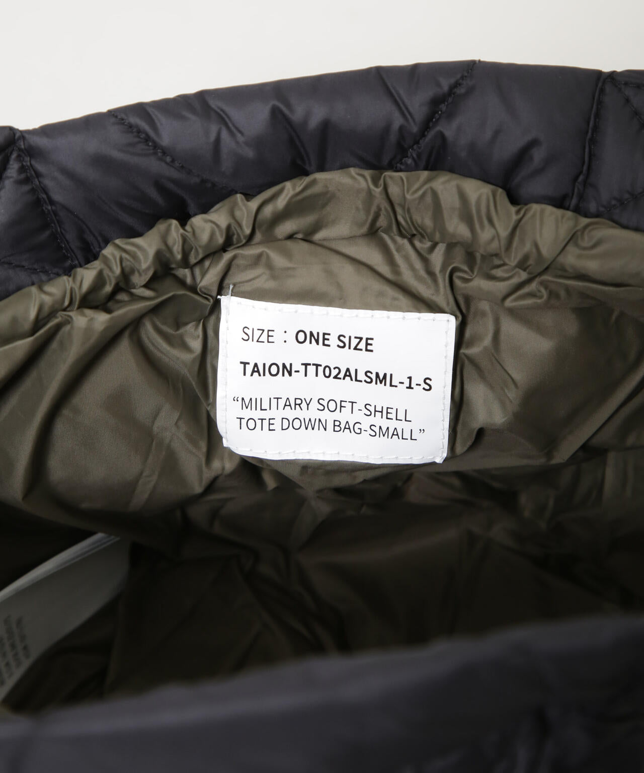 TAION/ミリタリーソフトシェルダウントートバッグS 6715232410