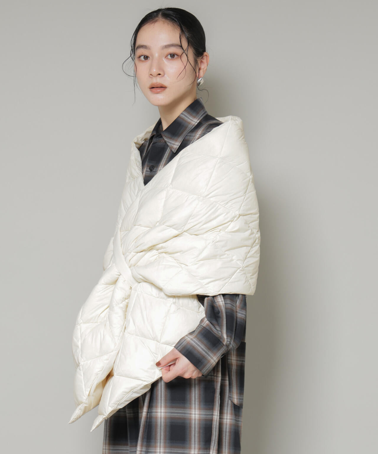 TAION/リバーシブルダウンストール 6715241083