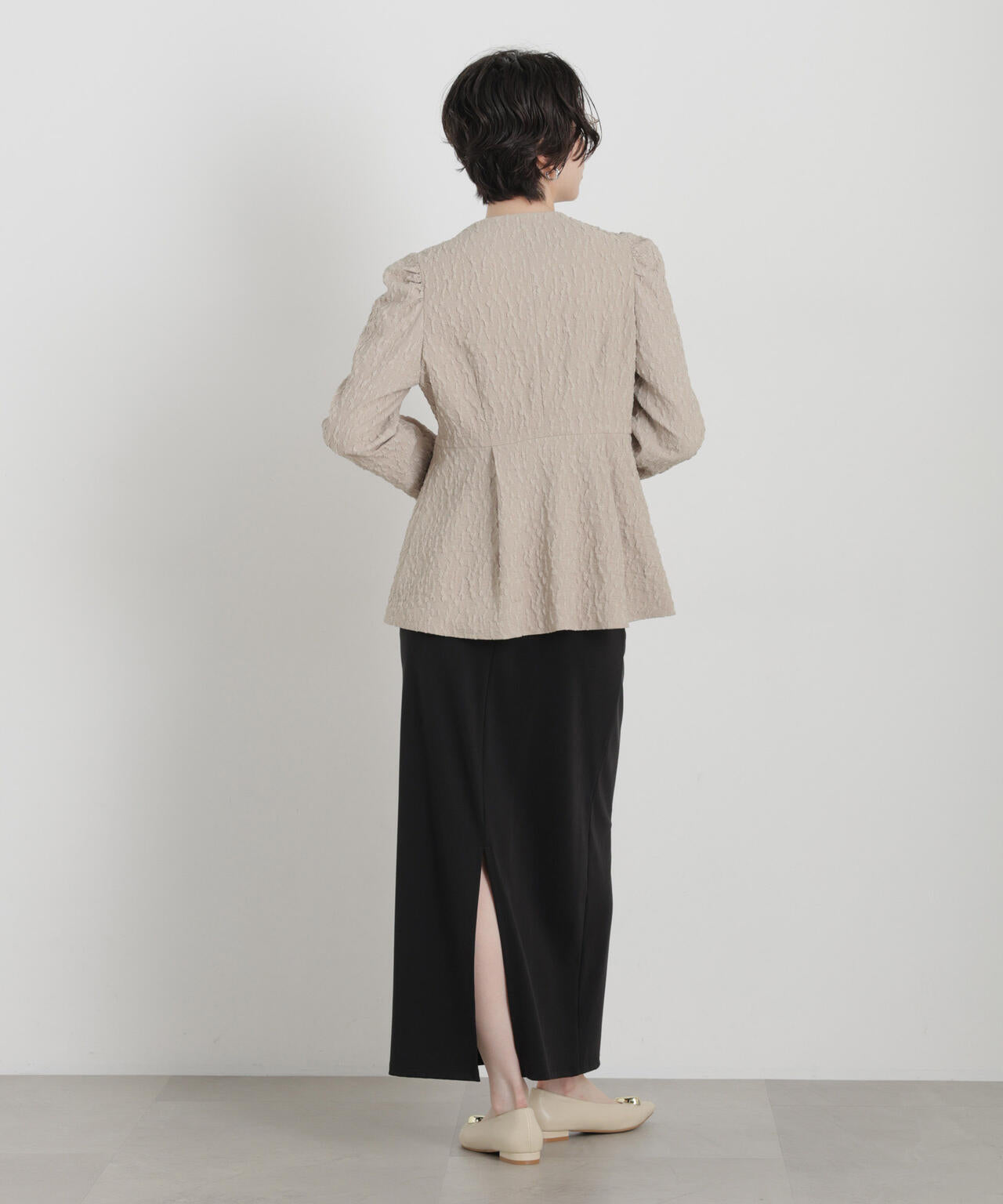 troisieme chaco/別注 PUFFY JACQUARD ジャケット 6716116003