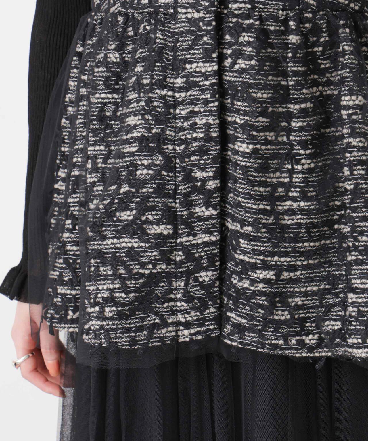 troisieme chaco/ＴWEED×TULLE ジレ 6716116004