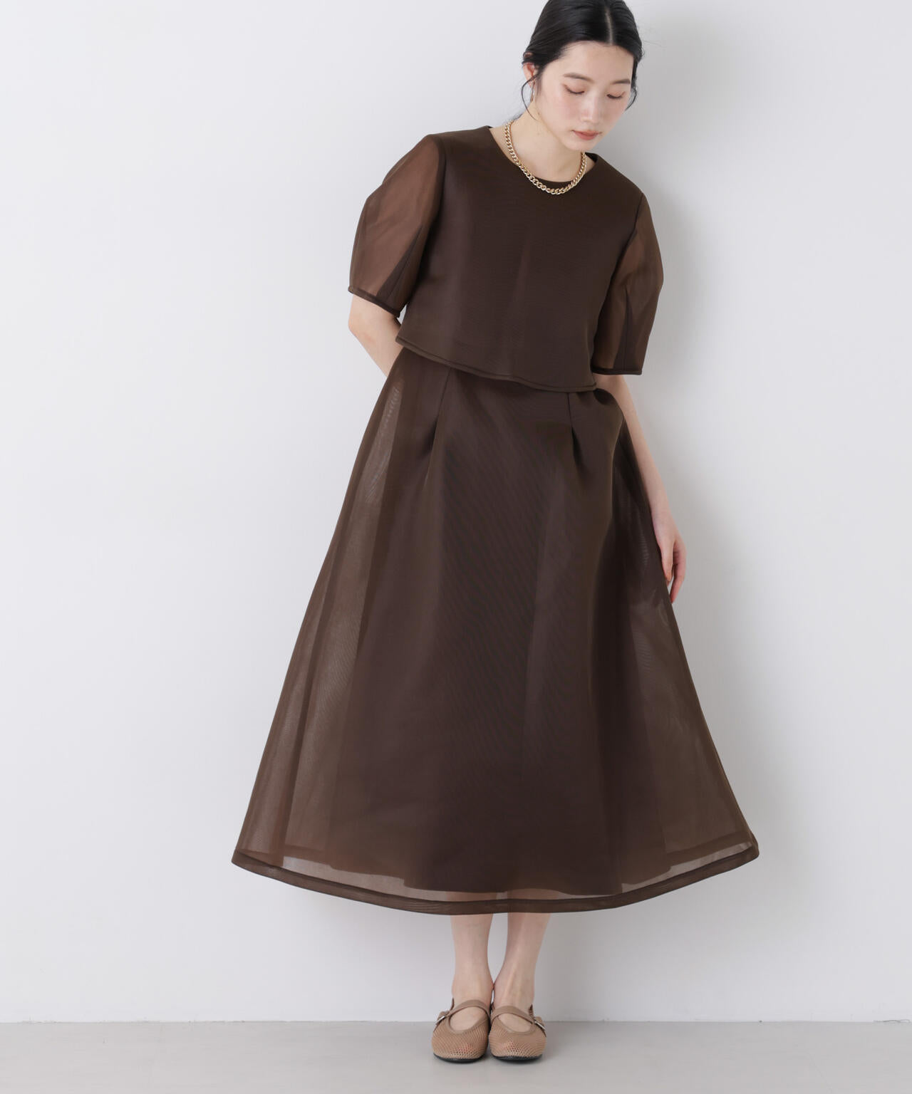 kaene/シアードッキングワンピース 6716119019