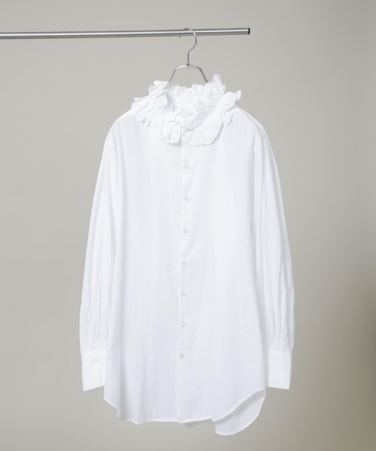 crinkle crinkle crinkle/cotton frill coller shirts 6716120003