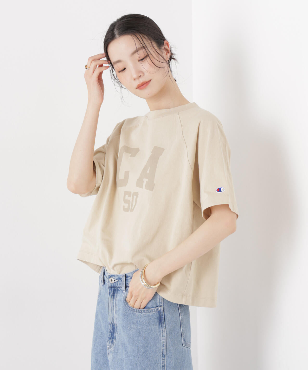 Champion/SHORT SLEEVE T-SHIRT 6716124006