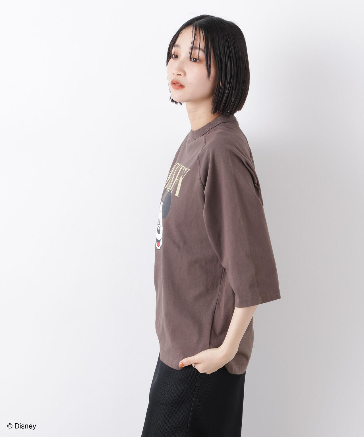 GOOD ROCK SPEED/ Mickey / 7/S T-Shirt Brown 6716124018