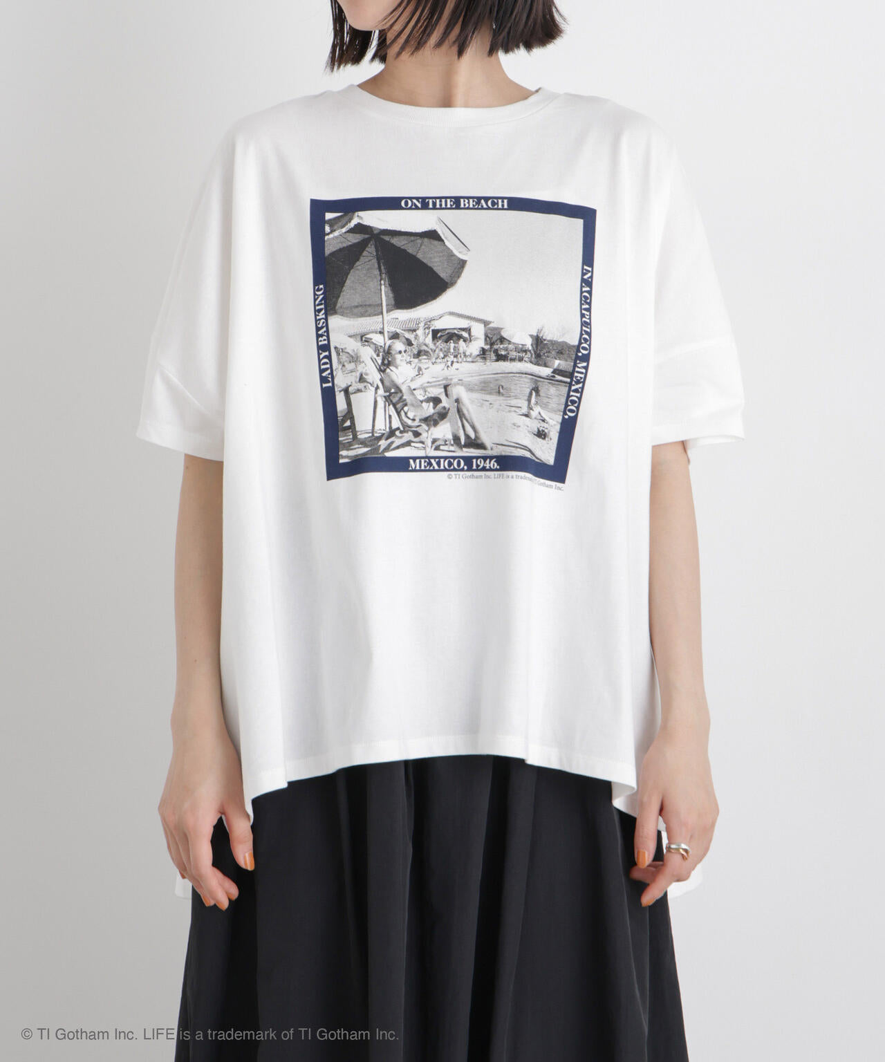 GOOD ROCK SPEED/LIFE PICTURE COLLECTION Big Tshirts White 6716124026