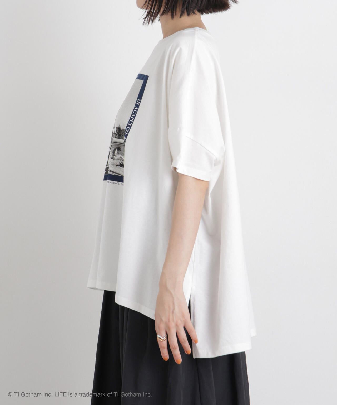 GOOD ROCK SPEED/LIFE PICTURE COLLECTION Big Tshirts White 6716124026