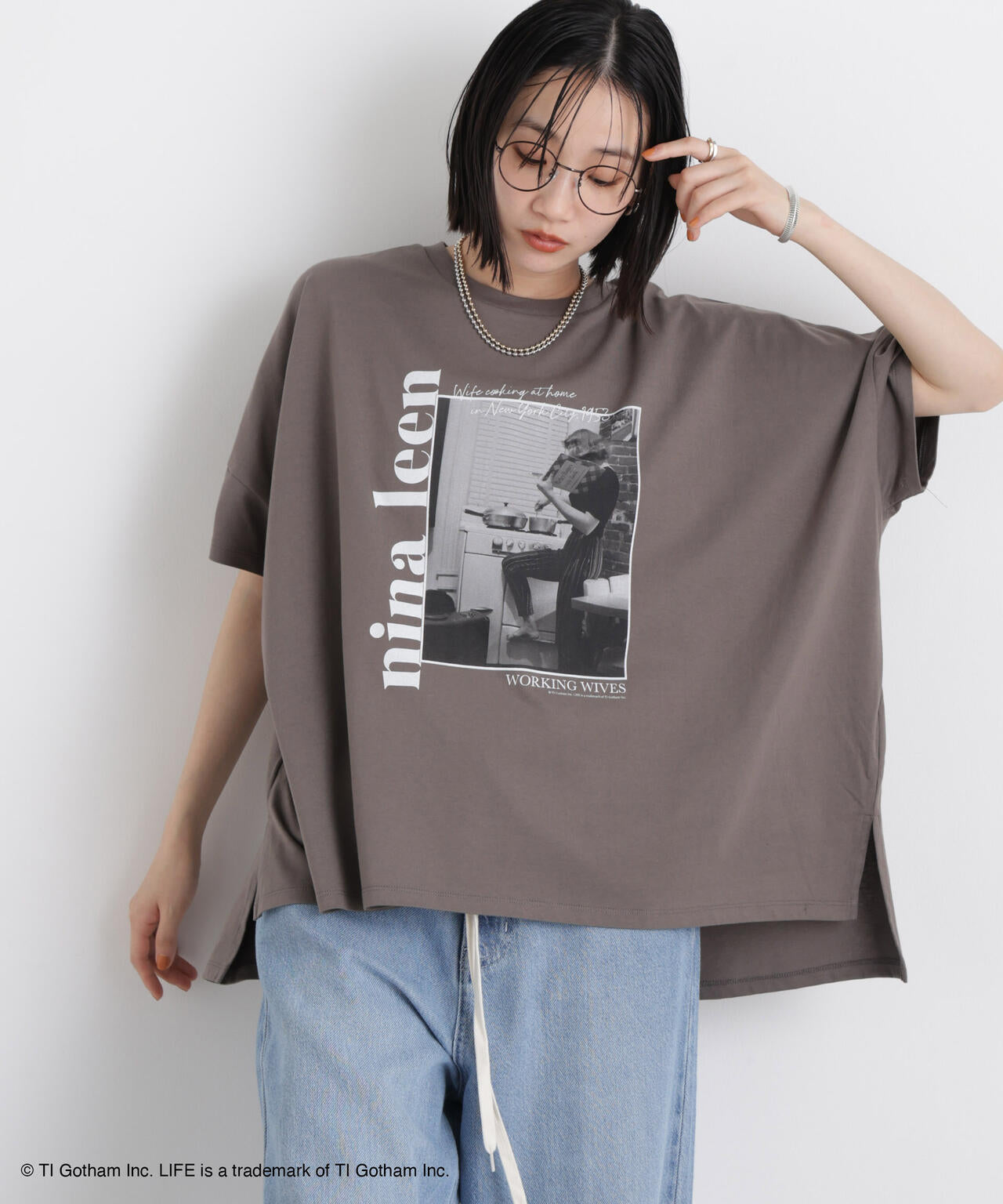 GOOD ROCK SPEED/LIFE PICTURE COLLECTION Big Tshirts Charcoal 6716124027