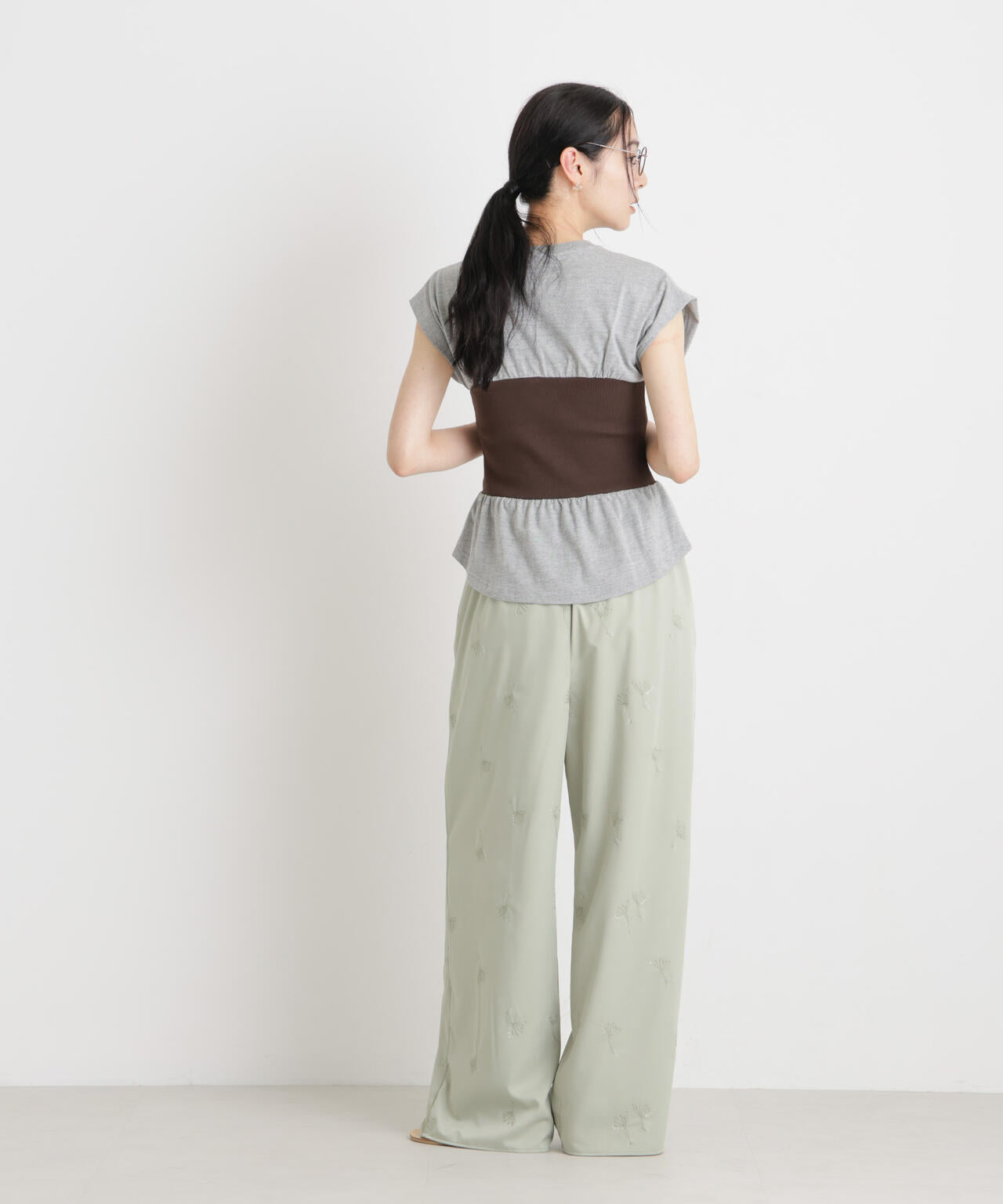 BOOKCLUB/別注 Bustier T shirts 6716124030