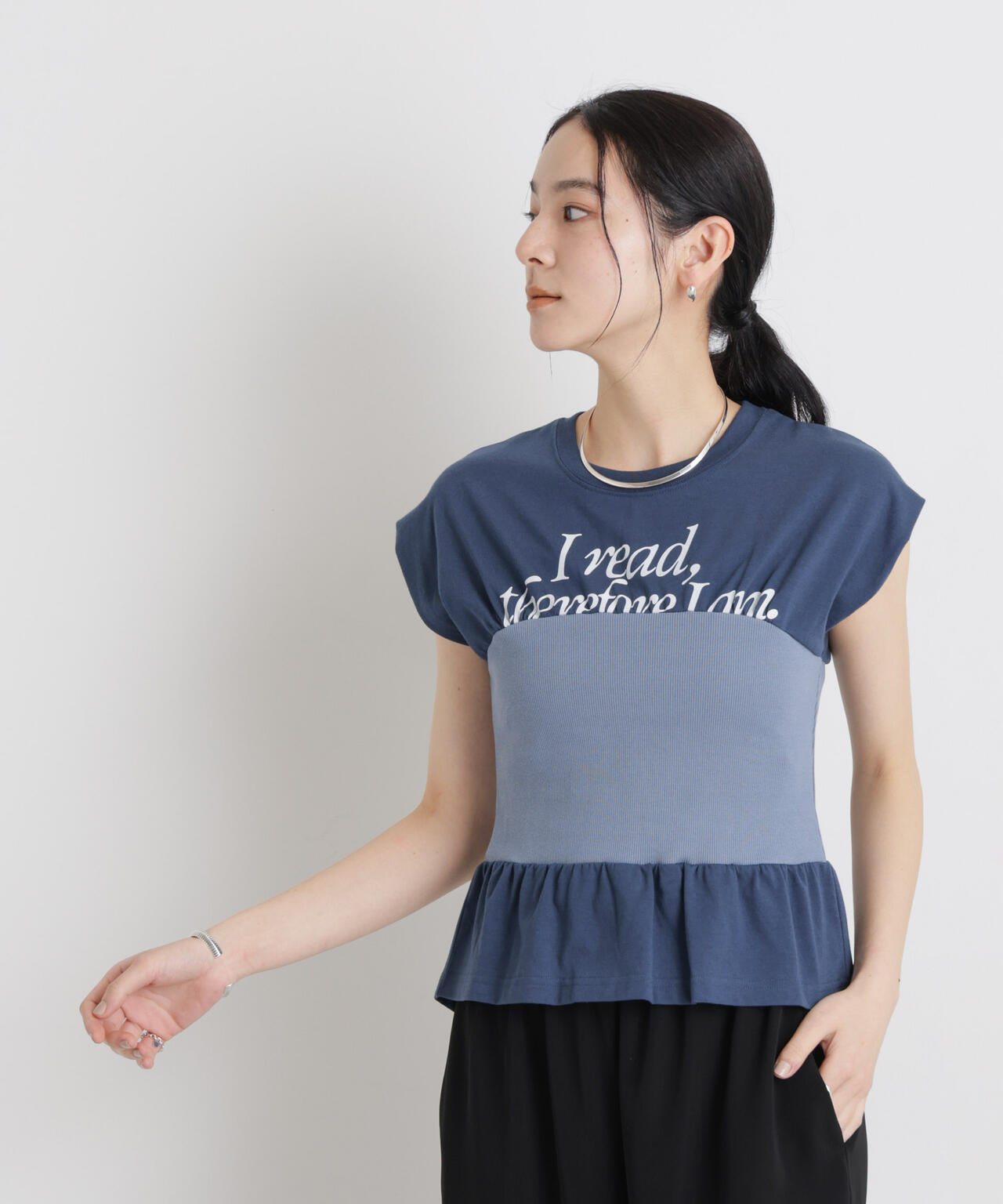 BOOKCLUB/別注 Bustier T shirts 6716124030