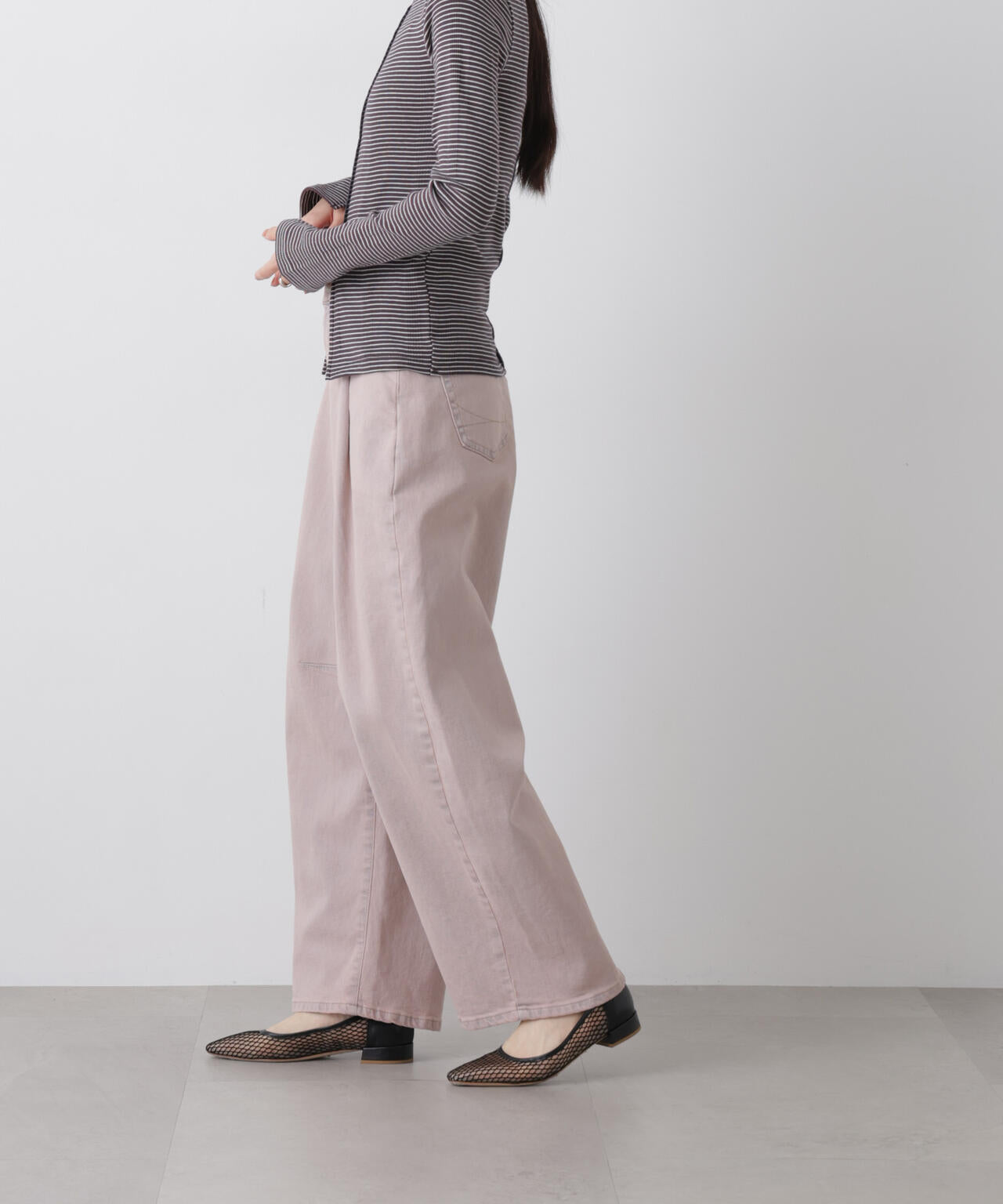 SOMETHING/HANA TUCK CURVE TAPERED 6716127009
