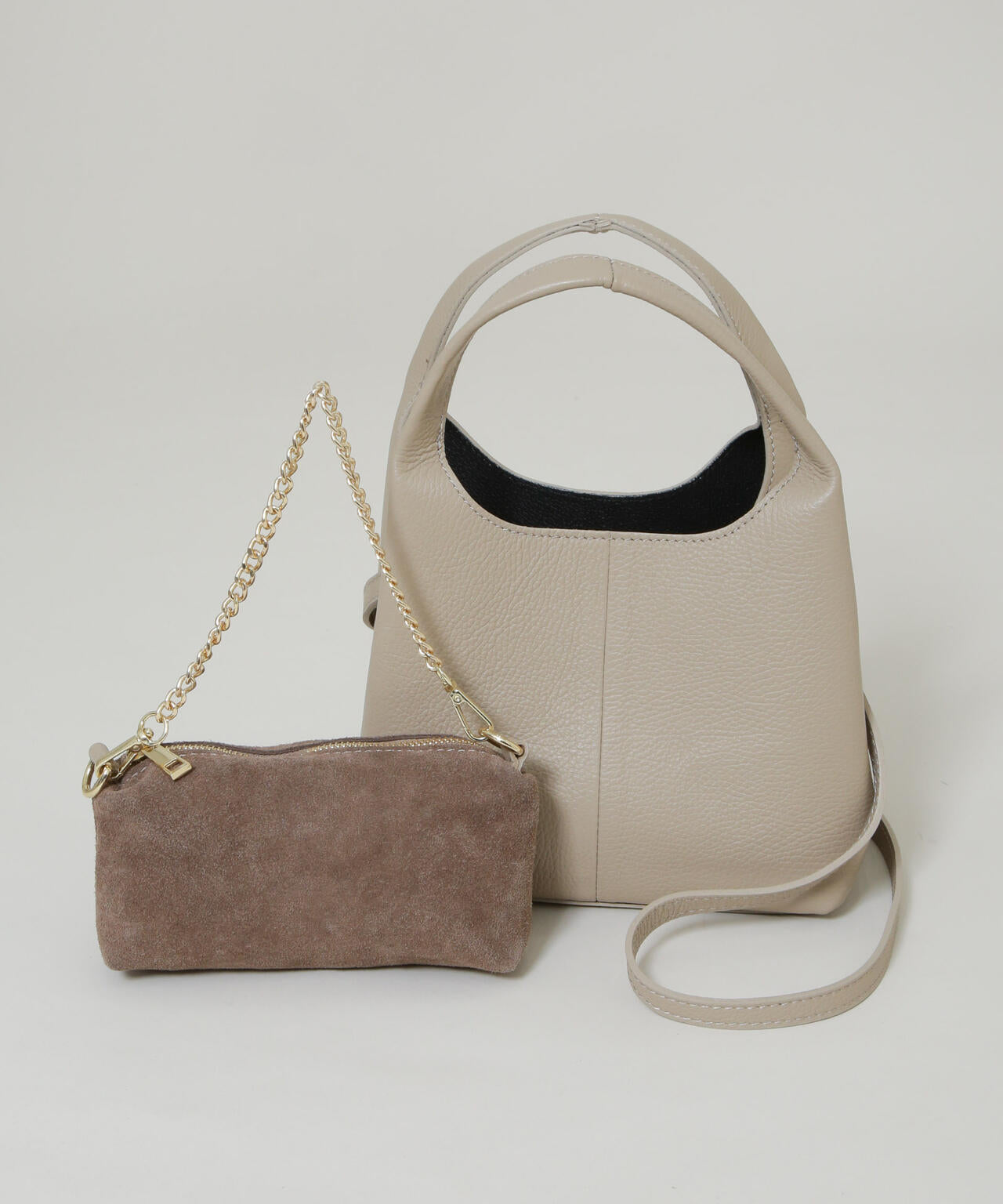 AULENTTI/レザーインポーチトート 6716132026